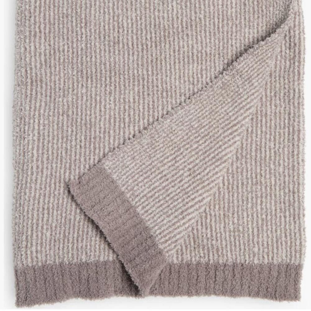 Other NWT Barefoot Dreams CozyChic Microstripe Blanket Size ONE SIZE - 2 Thumbnail