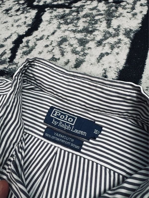 Ralph Lauren Polo Ralph Lauren Striped Shirt White Gray XL Size US XL / EU 56 / 4 - 5 Thumbnail