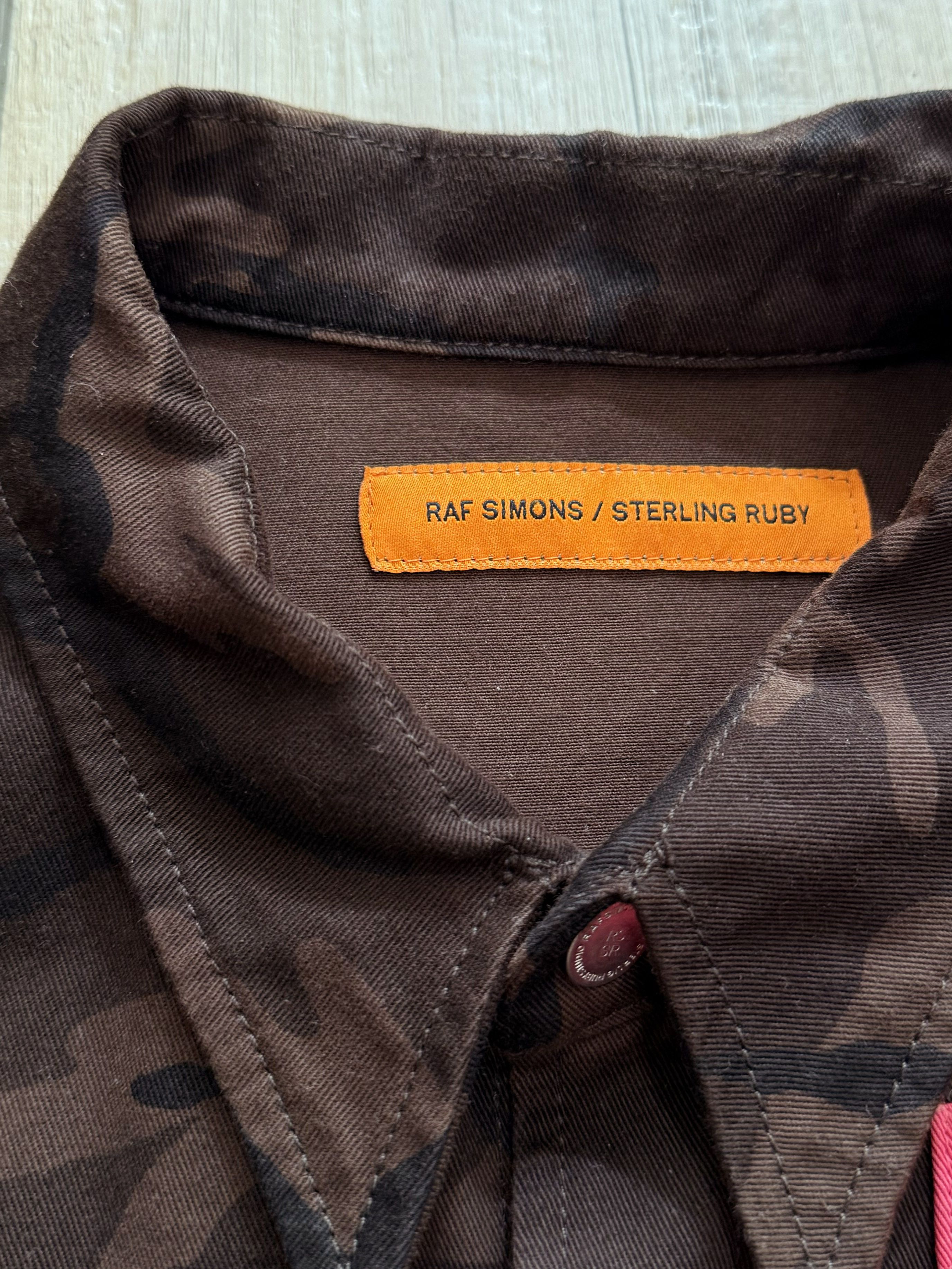 Raf Simons × Sterling Ruby Raf Simons x Sterling Ruby Brown Camo shirt Size US M / EU 48-50 / 2 - 2 Thumbnail