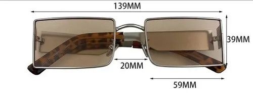Designer × Electric Visual Vintage square frame sunglasses Size ONE SIZE - 4 Thumbnail