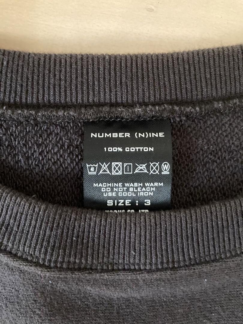 Number (N)ine Heavy Metal Logo Sweatshirt Size US L / EU 52-54 / 3 - 7 Thumbnail
