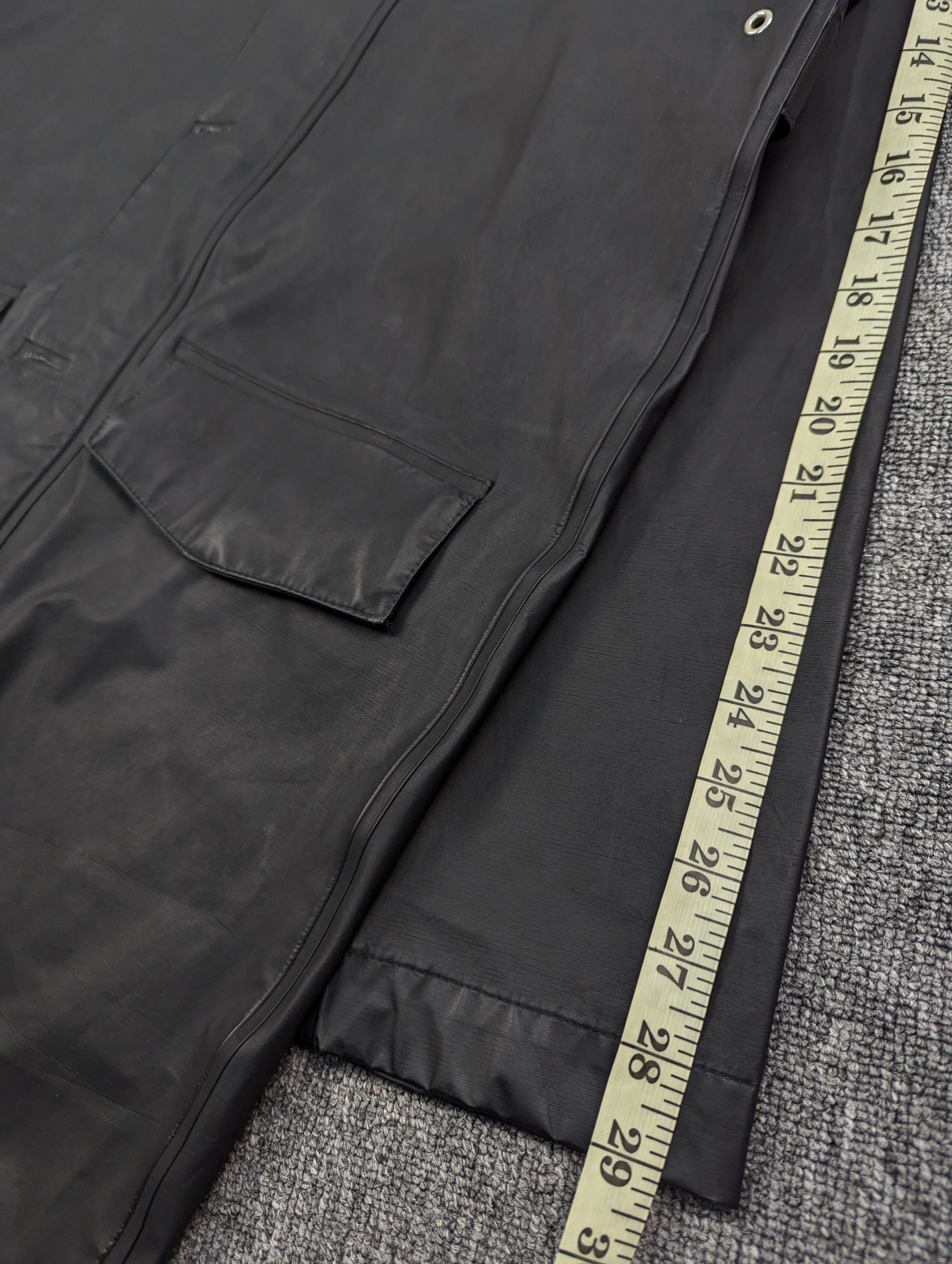 Stutterheim Men's Black Stutterheim Hoodie Long Raincoat Jacket XXS Size US XXS / EU 40 - 23 Thumbnail