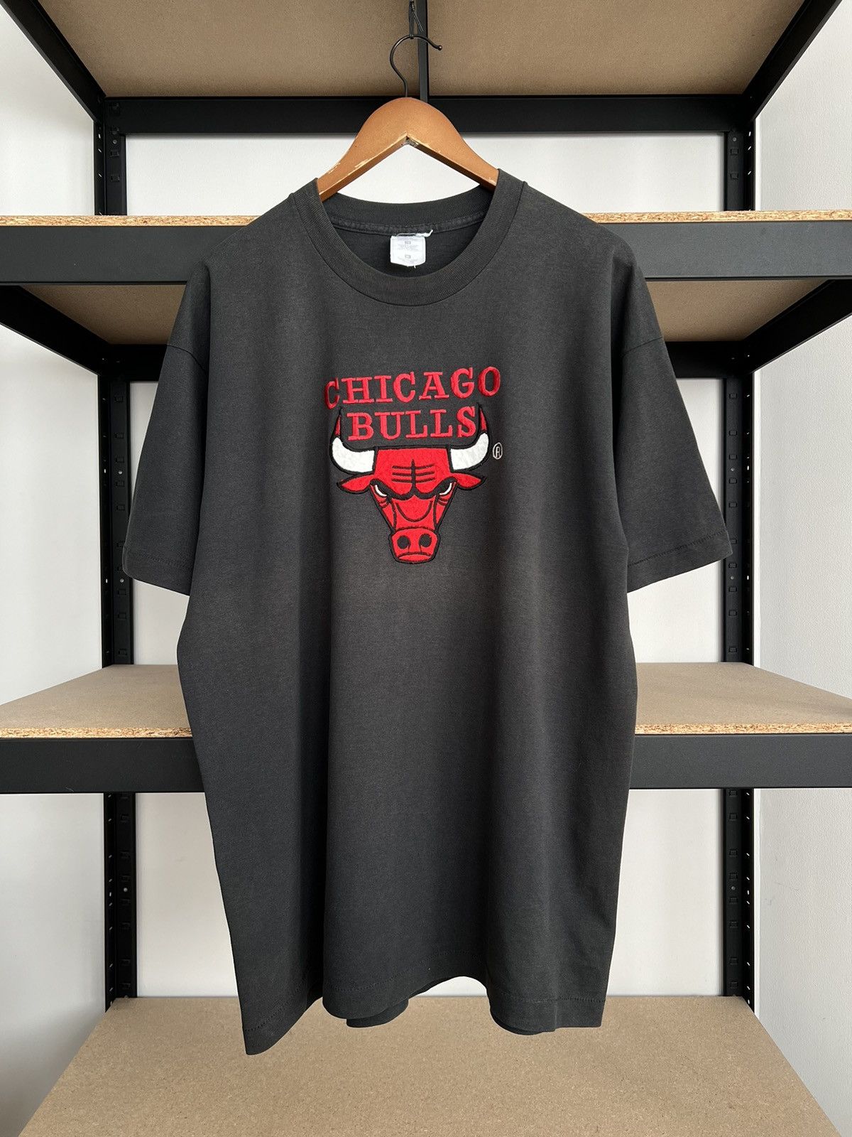 NBA Vintage 90s Chicago Bulls NBA Faded Black T-shirt Size US XL / EU 56 / 4 - 3 Thumbnail