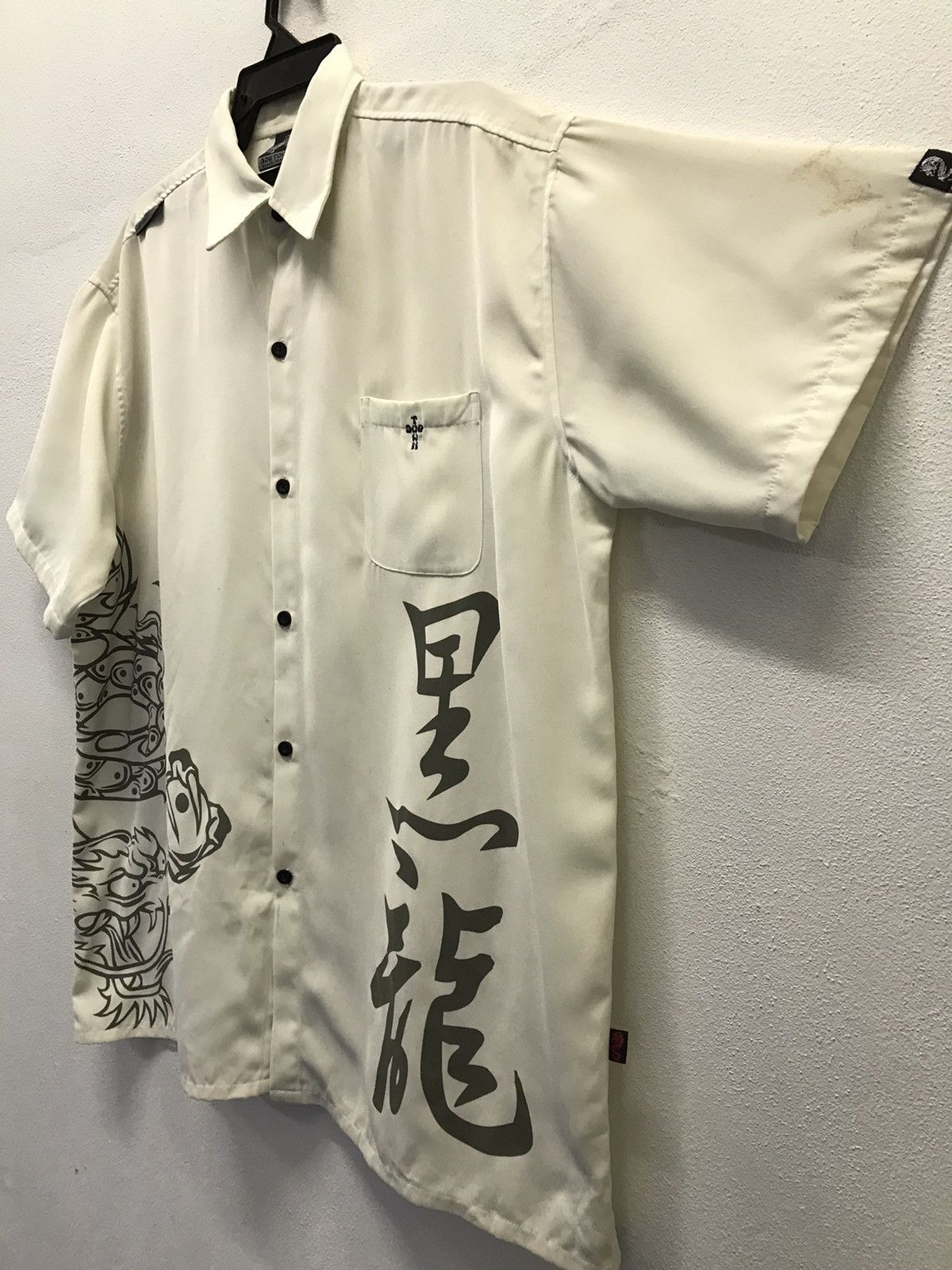Dogtown × Vintage Vintage Dog Town Black Dragon Shirt Button Up Size US XL / EU 56 / 4 - 6 Thumbnail