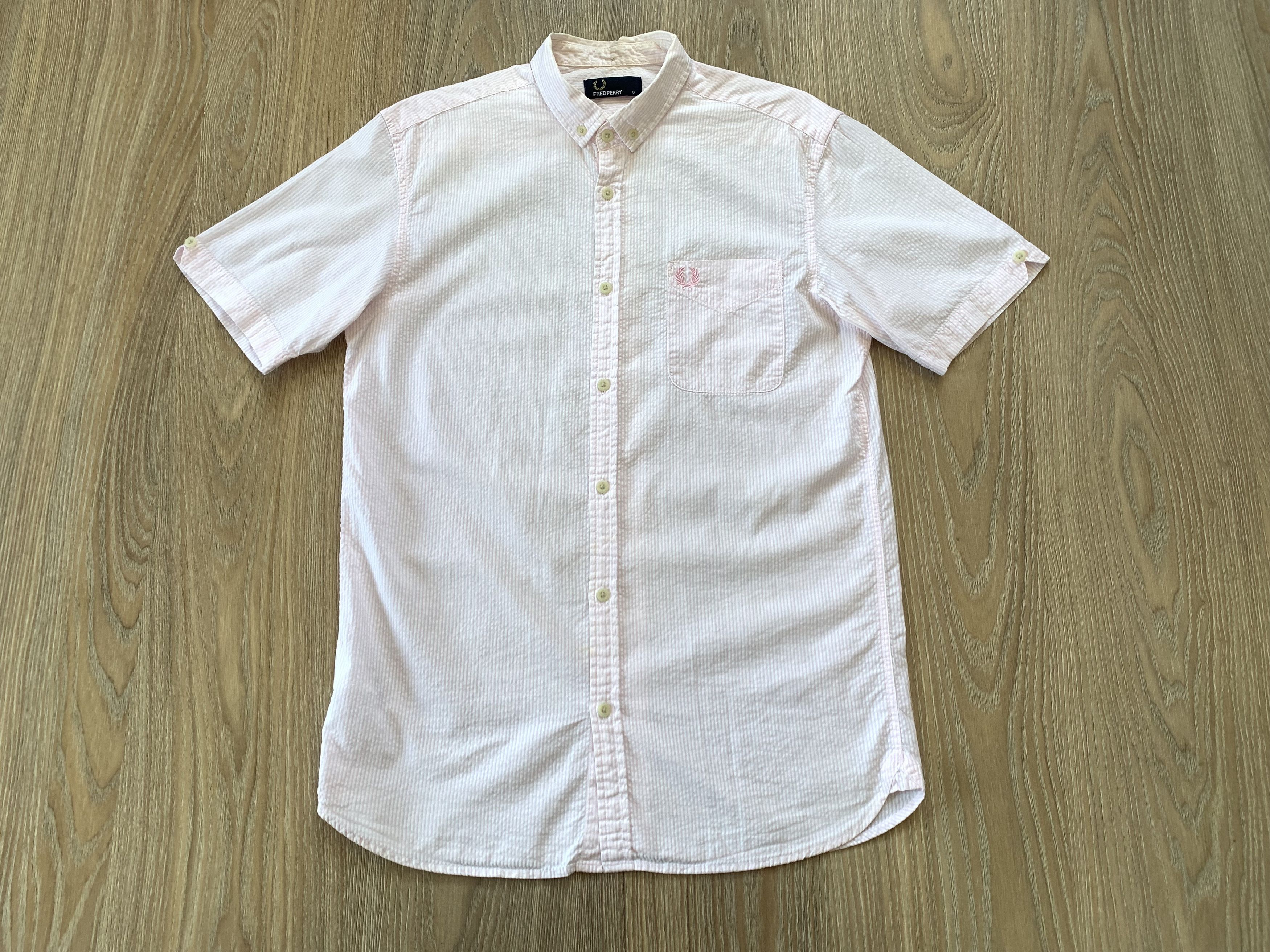Fred Perry Fred Perry Stripe Cotton Button Down Shirt Size US S / EU 44-46 / 1 - 2 Thumbnail