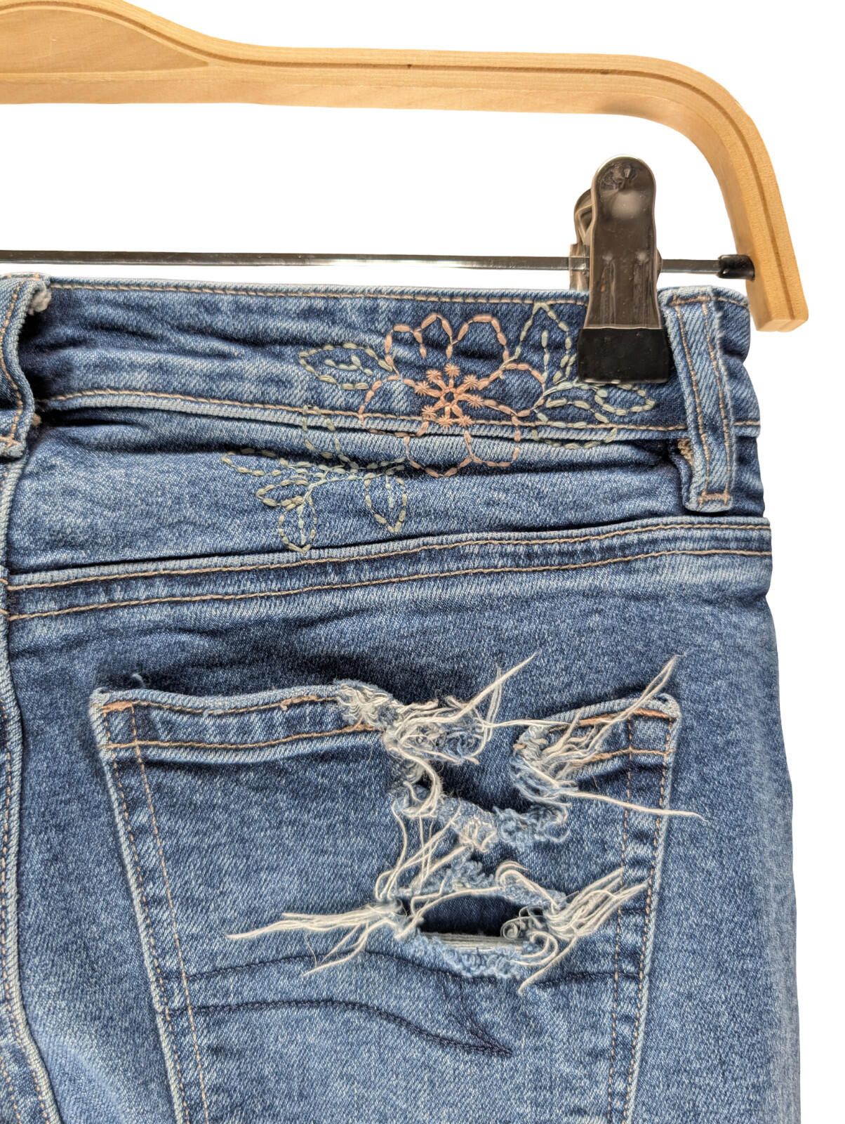 American Eagle Outfitters American Eagle Distressed Rigid Denim Jeans – Size 00R Size 24" / US 00 / IT 34 - 3 Thumbnail