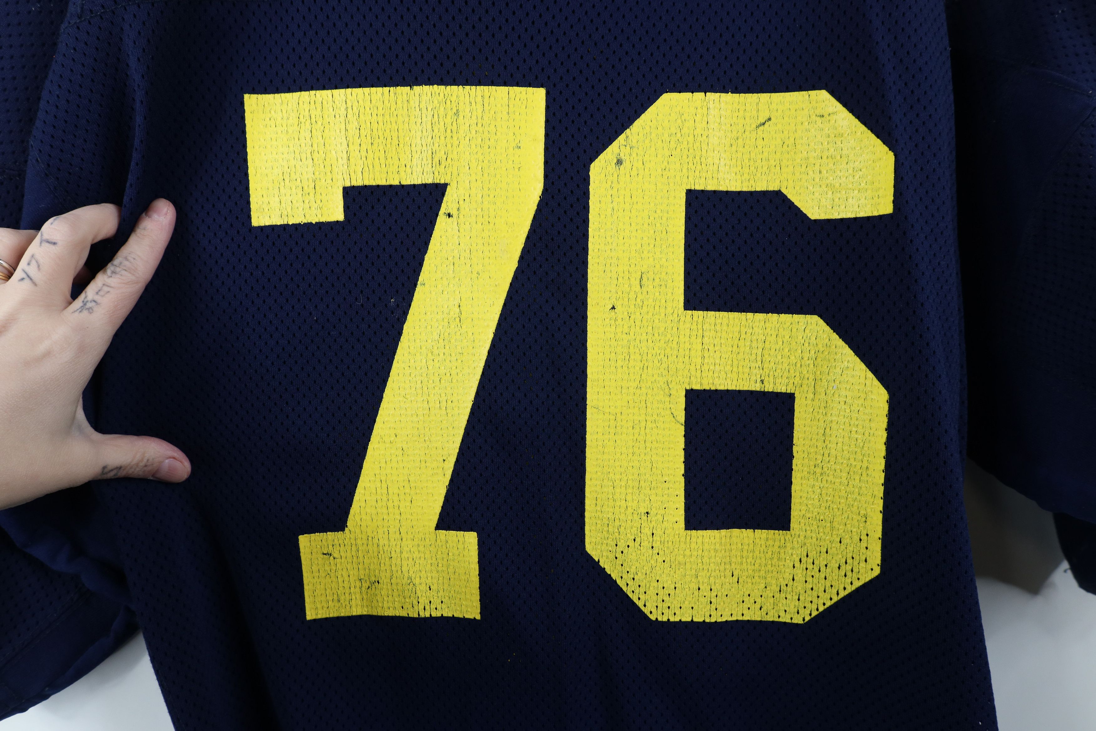 Russell Athletic Vintage 70s Russell Athletic University of Michigan Jersey Size US XXL / EU 58 / 5 - 9 Thumbnail