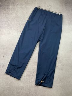 Vintage Nike Y2K Small Logo Blue Track Pants Men Size L Large