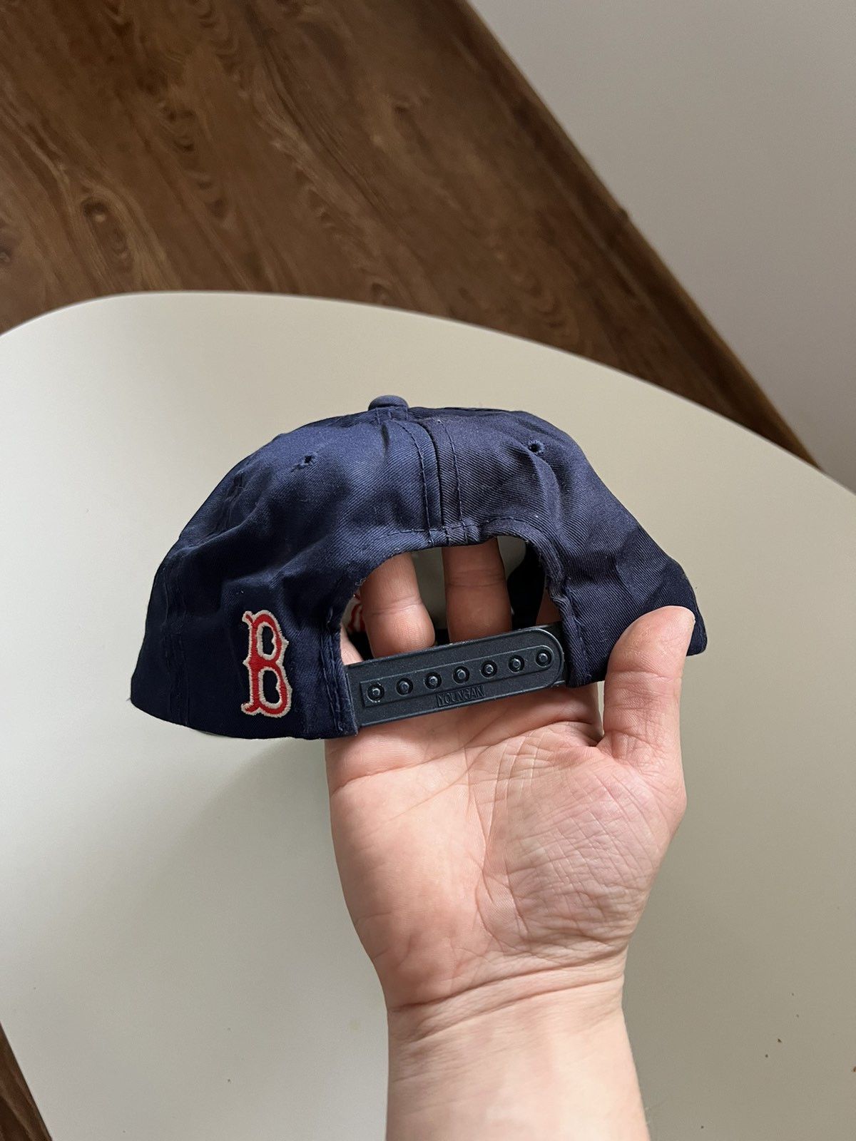 Vintage vintage BOSTON Red Sox Cap hat mlb 90s visor USA sportswear Size ONE SIZE - 3 Thumbnail