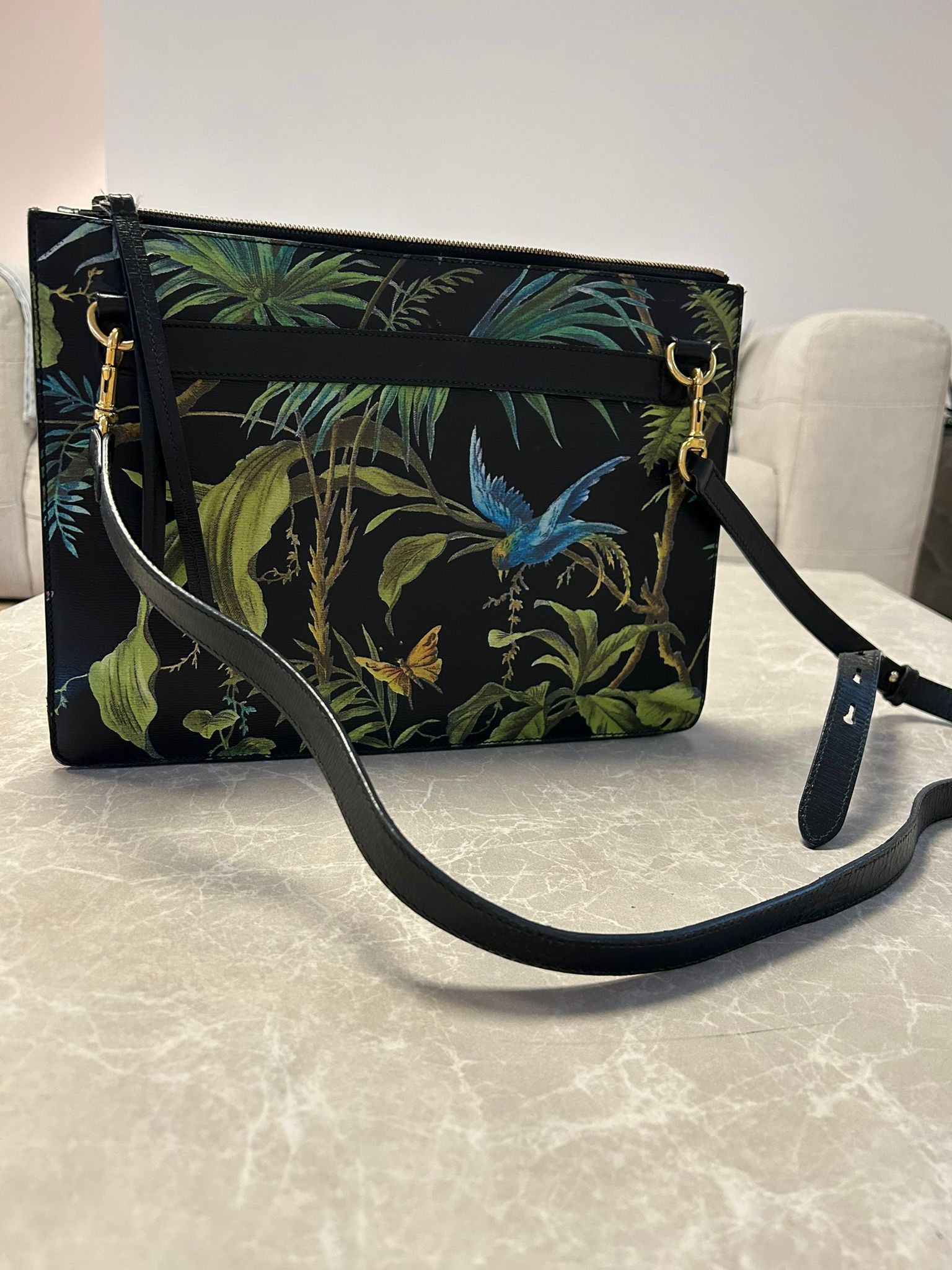 Gucci Gucci Tropical Bird Print Leather Bag – Rare Capsule Piece Size ONE SIZE - 2 Thumbnail