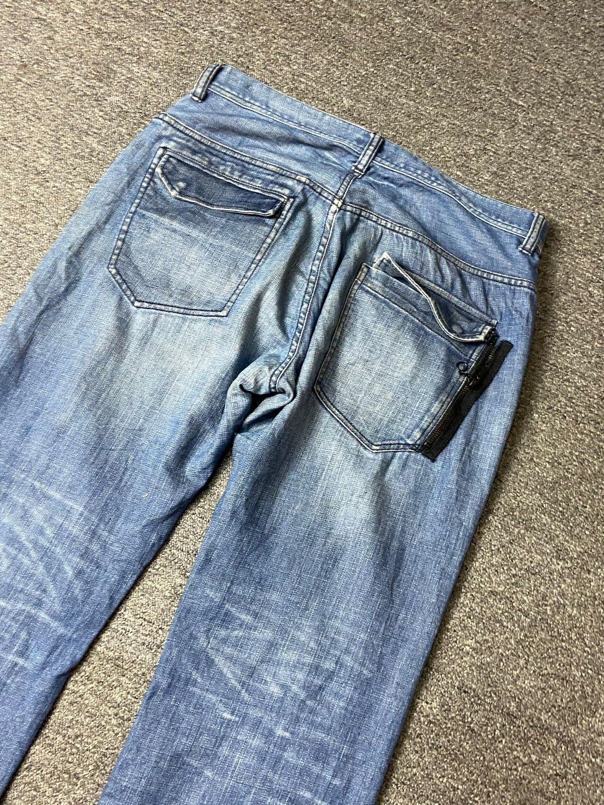 RAGEBLUE Vintage Rage Blue Denim Jeans with Pockets (149) Size US 32 / EU 48 - 2 Thumbnail