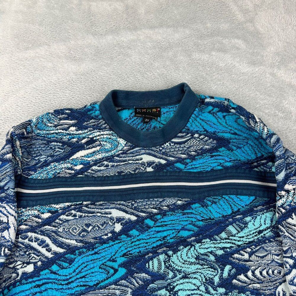 Coogi Coogi Australia Blue River Sweater Men's Size 2XL Size US XXL / EU 58 / 5 - 8 Thumbnail