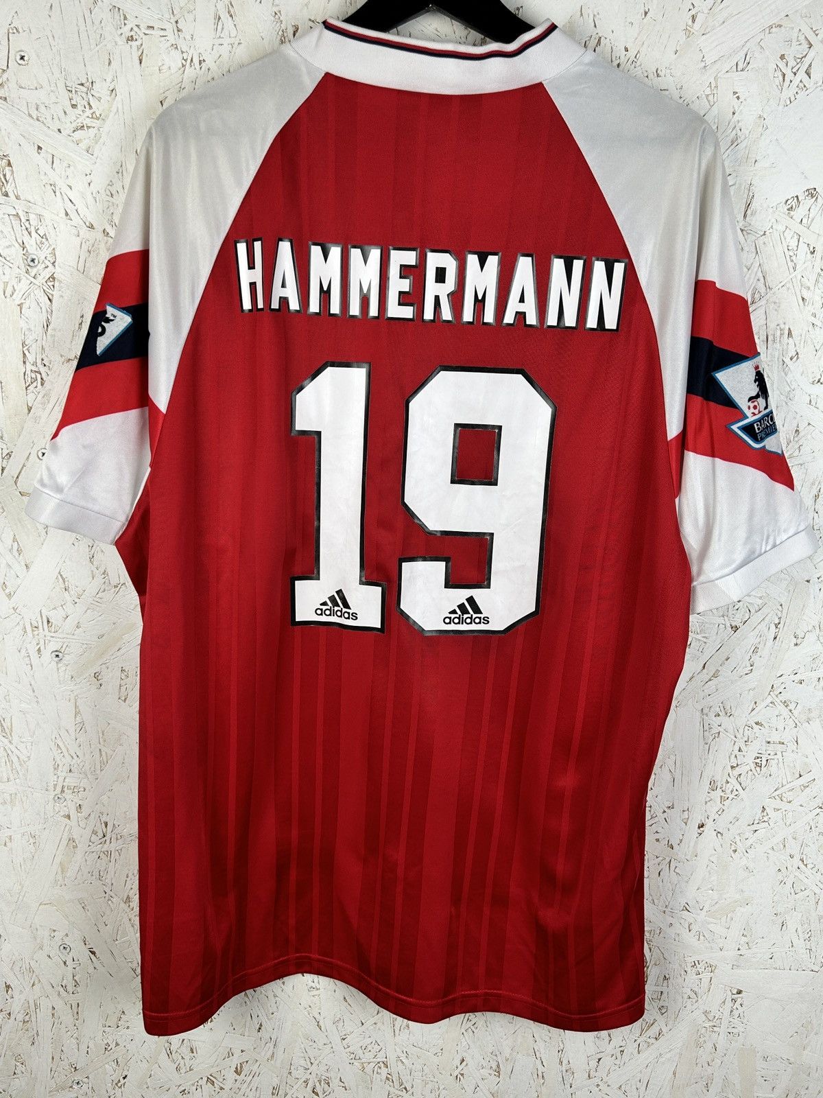 Adidas 90s Adidas Arsenal FC 1992/93/94 Home Kit Soccer Jersey XXL Size US XXL / EU 58 / 5 - 5 Thumbnail