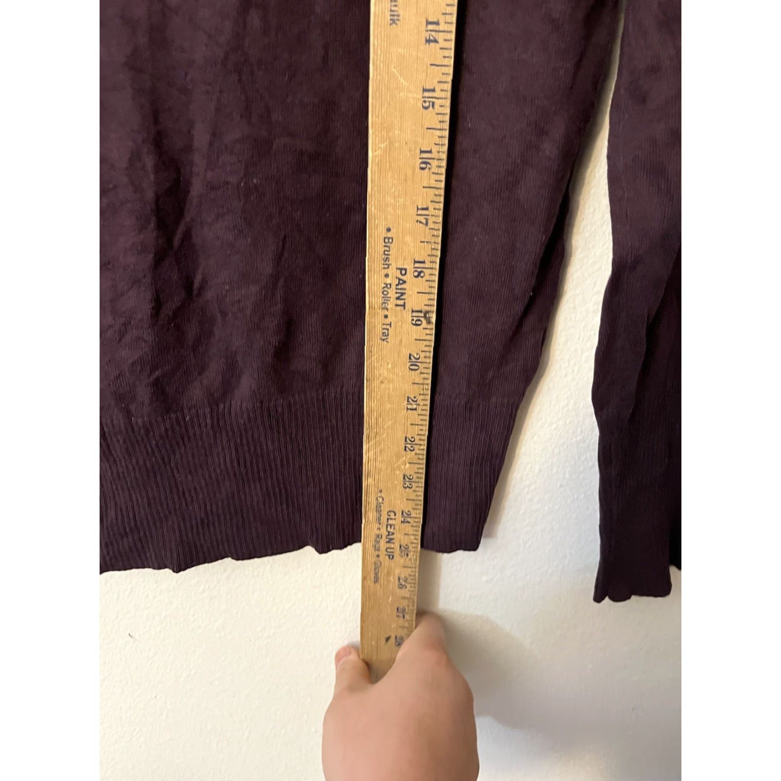 Banana Republic VINTAGE Banana Republic Sweater Womens S Long Sleeve Pullover Cashmere Blend Maroon Classic 90s Size S / US 4 / IT 40 - 4 Thumbnail