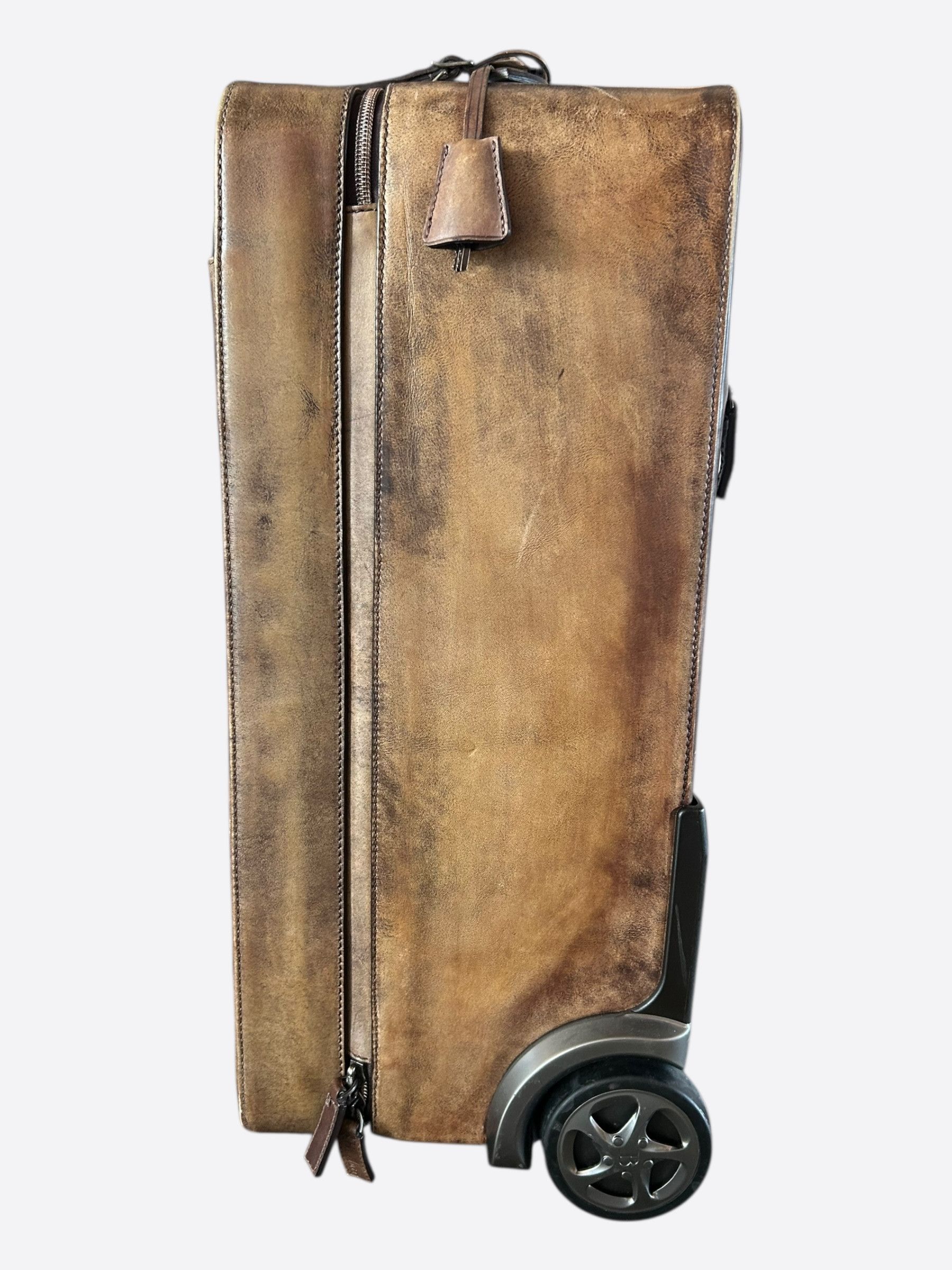 Berluti Berluti Brown Formula Rolling Suitcase Size ONE SIZE - 4 Thumbnail
