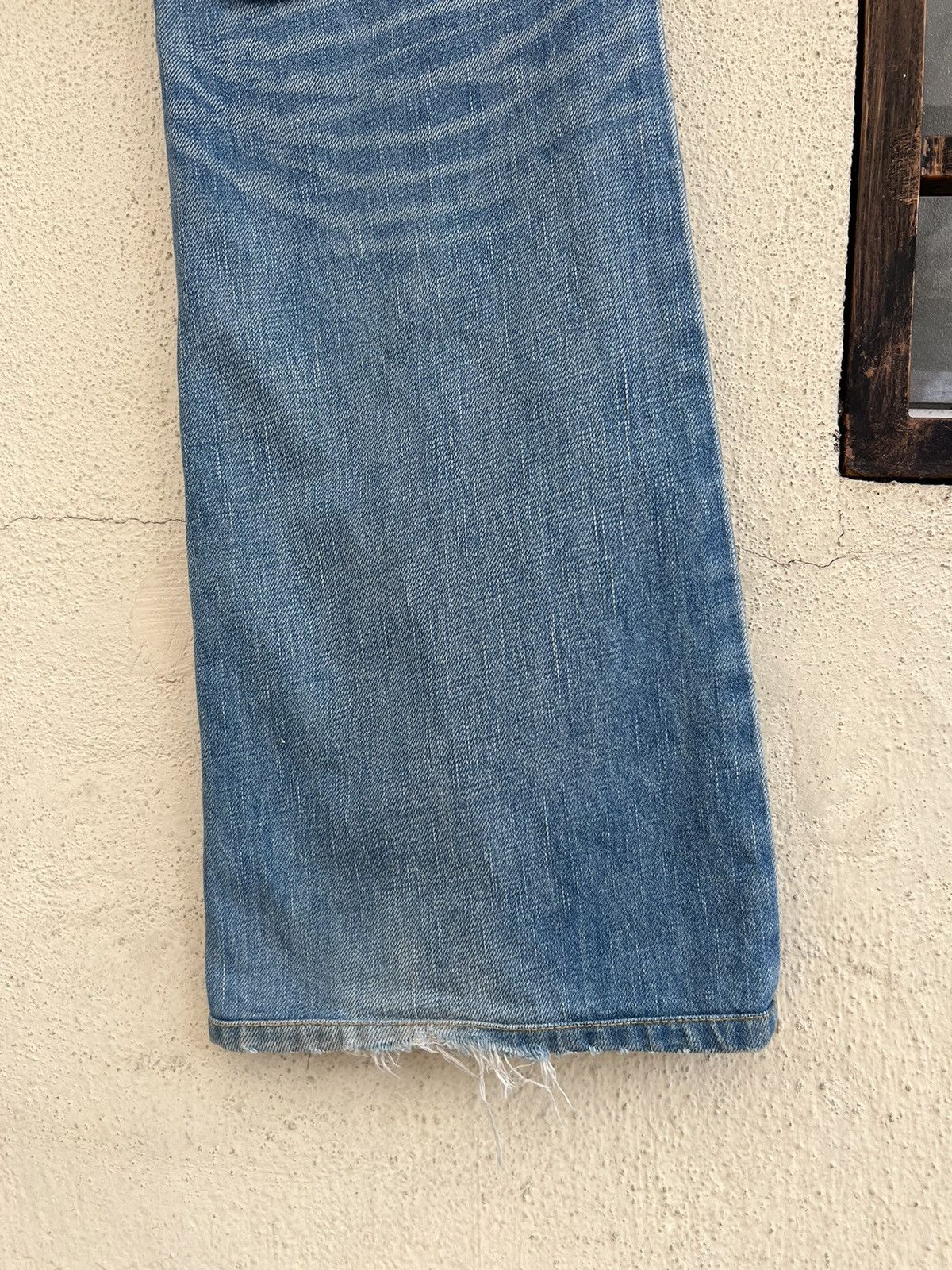 Theory Vintage Theory Distress Denim Boot Cut Jeans Size US 32 / EU 48 - 20 Thumbnail