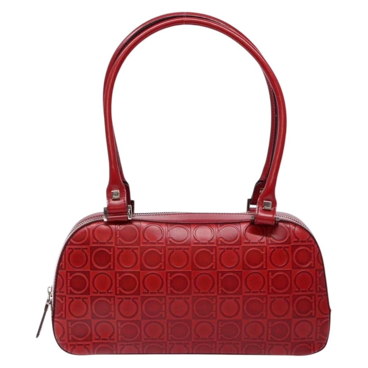 Salvatore Ferragamo Salvatore Ferragamo Gancini Shoulder Bag Leather Size ONE SIZE - 1 Thumbnail