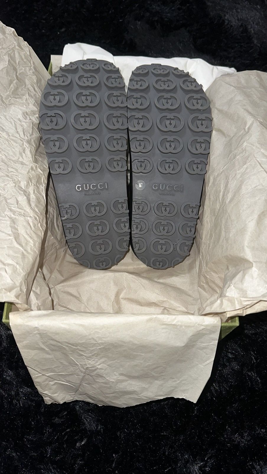 Gucci Gucci Sandal 'Interlocking G - Black' Gucci Sandal Size US 7 / IT 37 - 6 Thumbnail