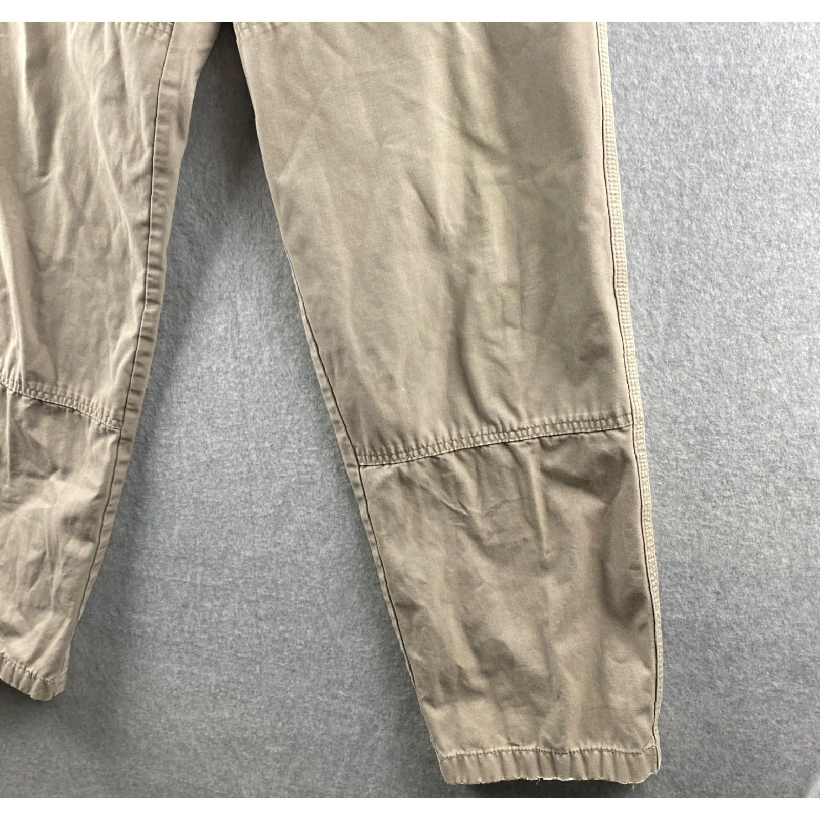 Vintage L.L. Bean Pants Mens 36 Khakis Beige Outdoor Hiking Camping Flap-Button Pockets Size US 36 / EU 52 - 6 Thumbnail