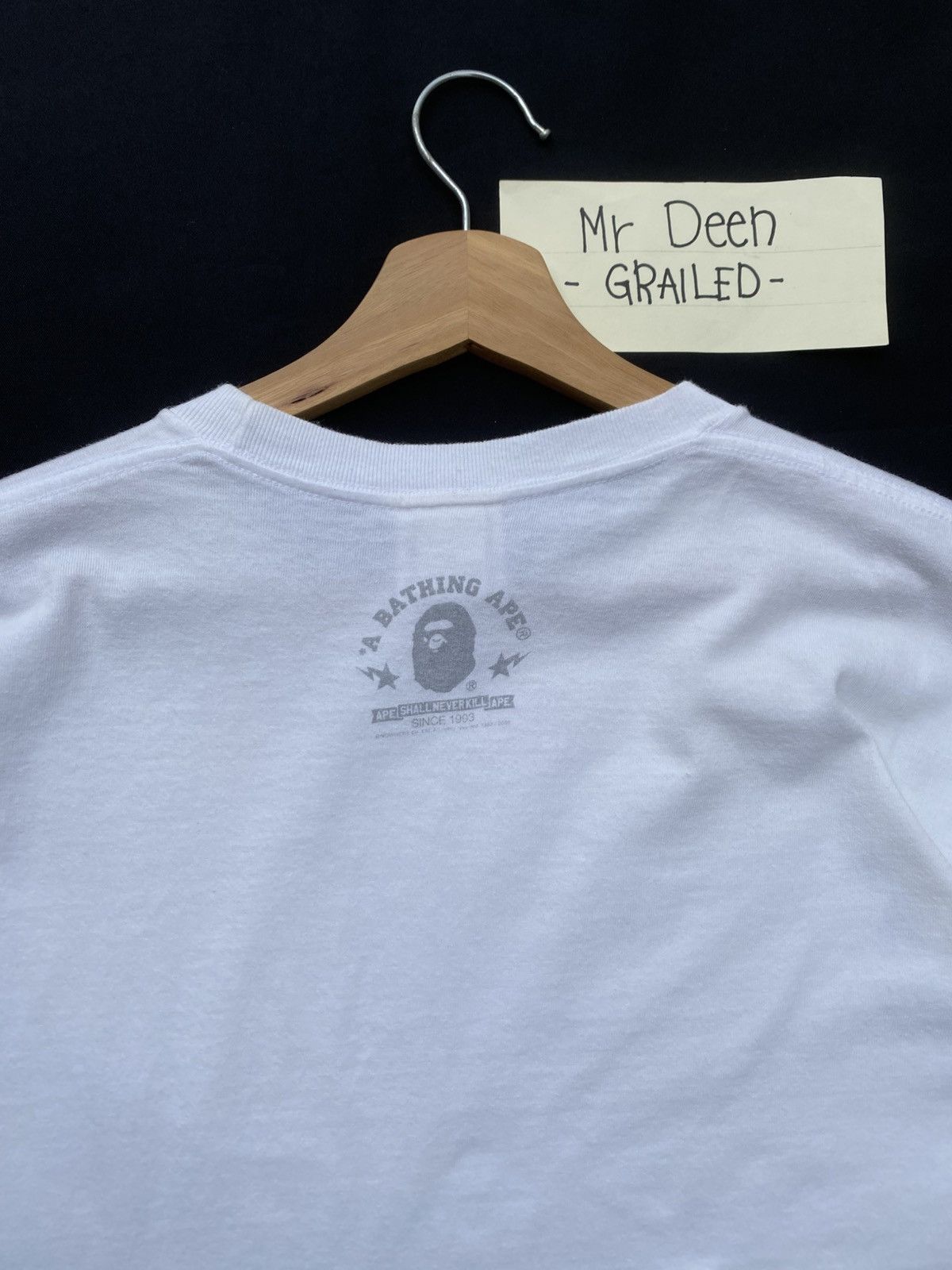 Bape Rare 06s Bathing Ape Baby Milo A to Z Tshirt Size US L / EU 52-54 / 3 - 24 Thumbnail