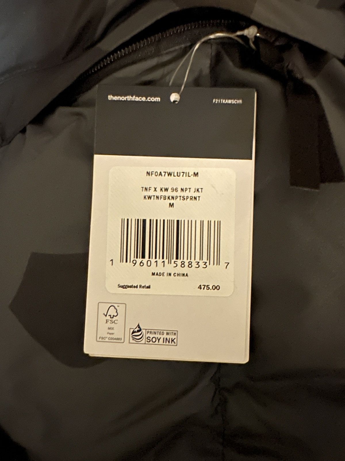 Kaws × The North Face KAWS x The North Face Retro 1996 Nuptse Jacket Size US M / EU 48-50 / 2 - 3 Thumbnail