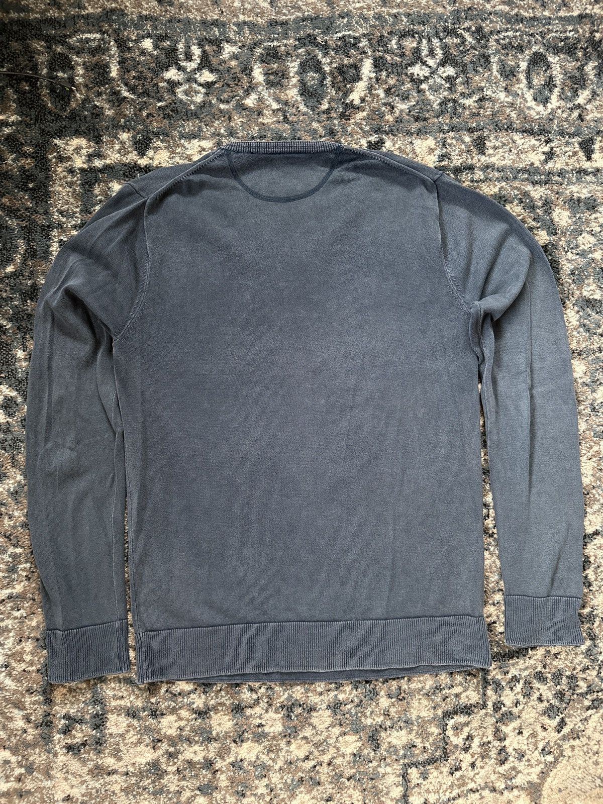 Scotch & Soda Scotch and Soda Light V-Neck Sweater Washed Navy Size Medium Size US M / EU 48-50 / 2 - 2 Thumbnail