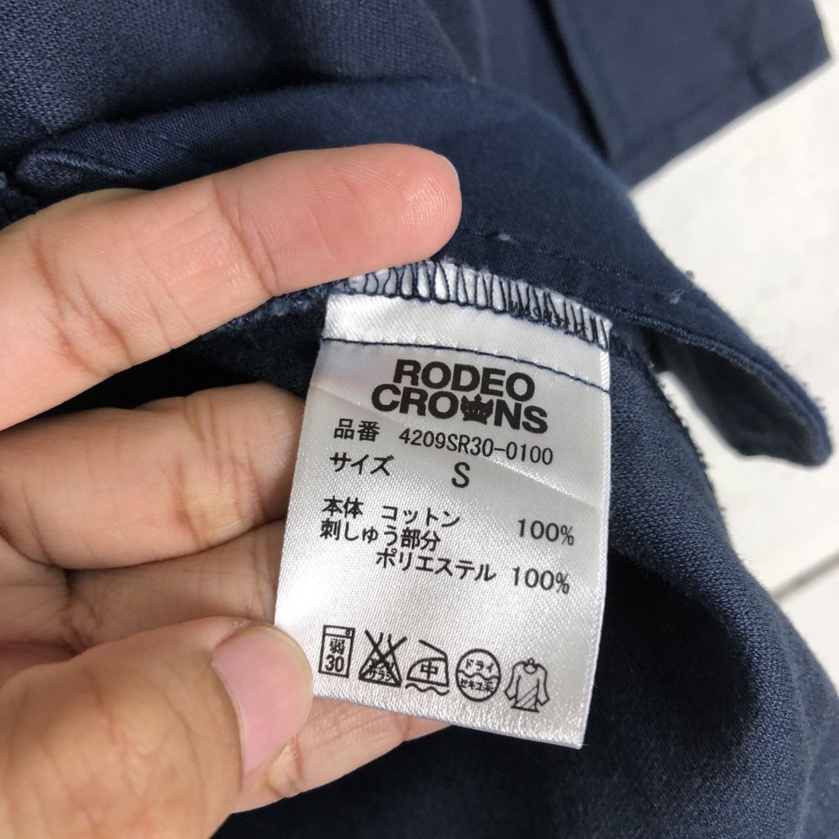 Japanese Brand 🔥Vintage Biker Jacket Rodeo Crowns California 1992 Big Logo Size US S / EU 44-46 / 1 - 18 Thumbnail