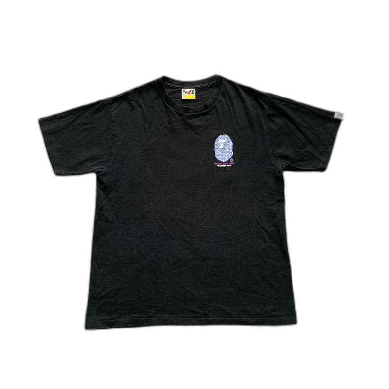 Bape Bape Black Short Sleeve T-Shirt Size L Size US L / EU 52-54 / 3 - 1 Thumbnail