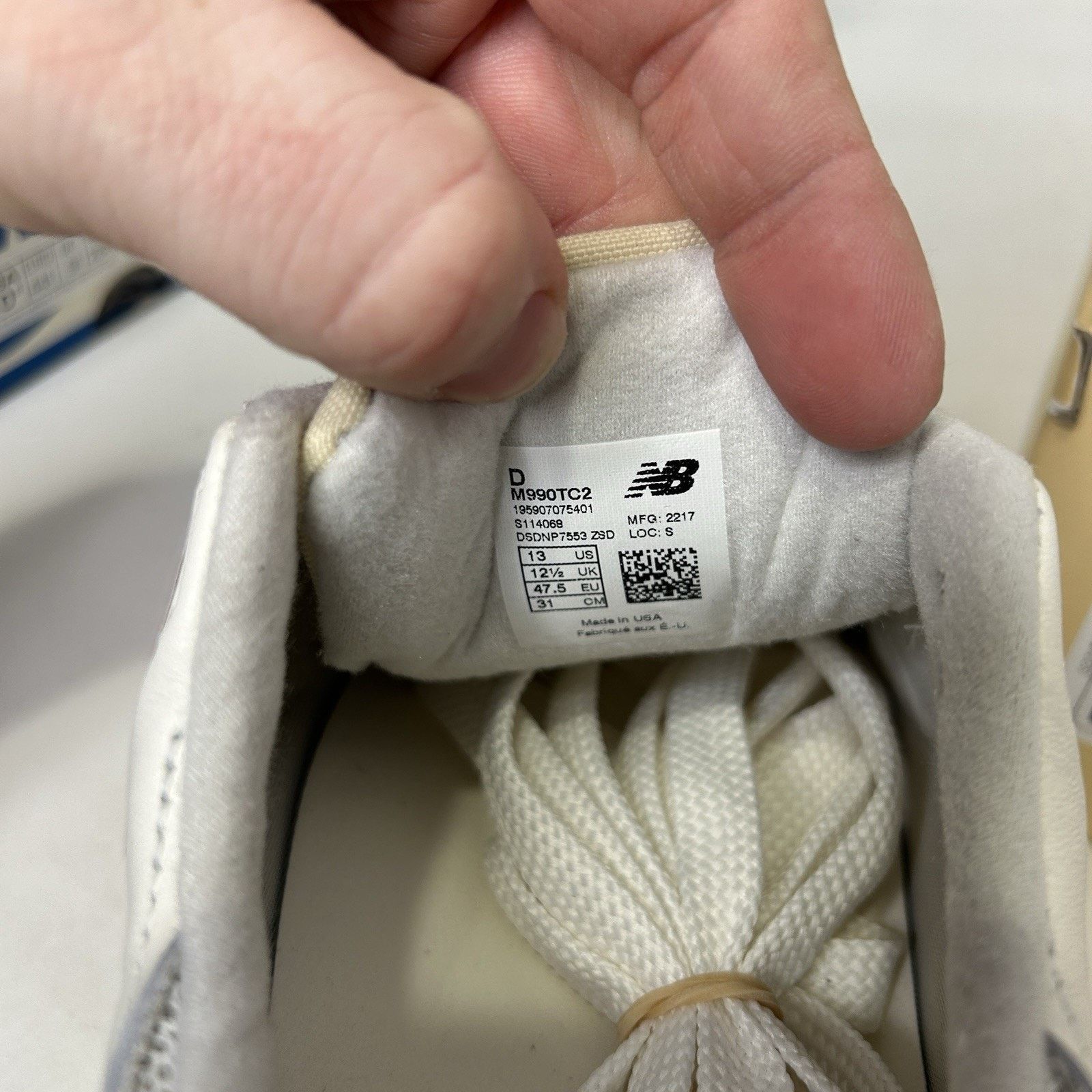 New Balance Teddy Santis x New Balance 990v2 Made in USA “Sea Salt" Size US 13 / EU 46 - 6 Thumbnail