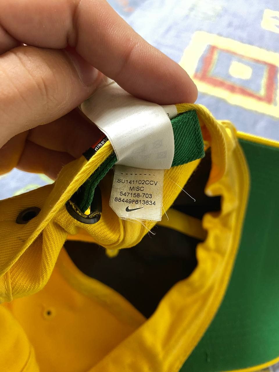 Nike Y2K vintage Nike cap hat Streetwear swoosh rare VTg Size ONE SIZE - 3 Thumbnail