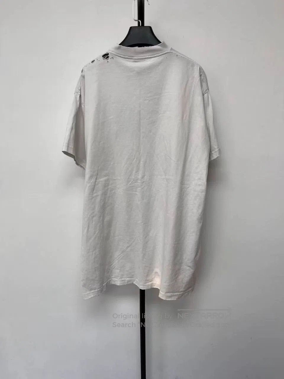 Balenciaga Balenciaga Logo Print Long Round Neck Tee. Size US S / EU 44-46 / 1 - 2 Thumbnail
