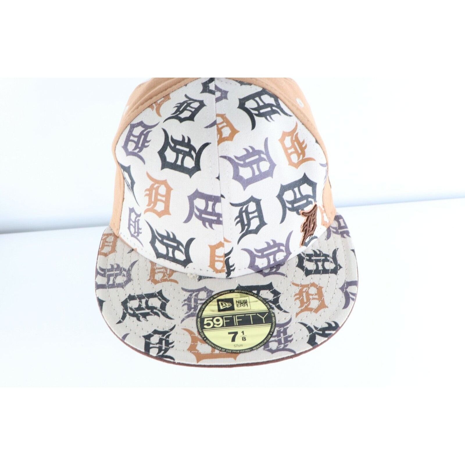 New Era × Vintage New Era Detroit Tigers Baseball All Over Print Fitted Hat Size ONE SIZE - 2 Thumbnail
