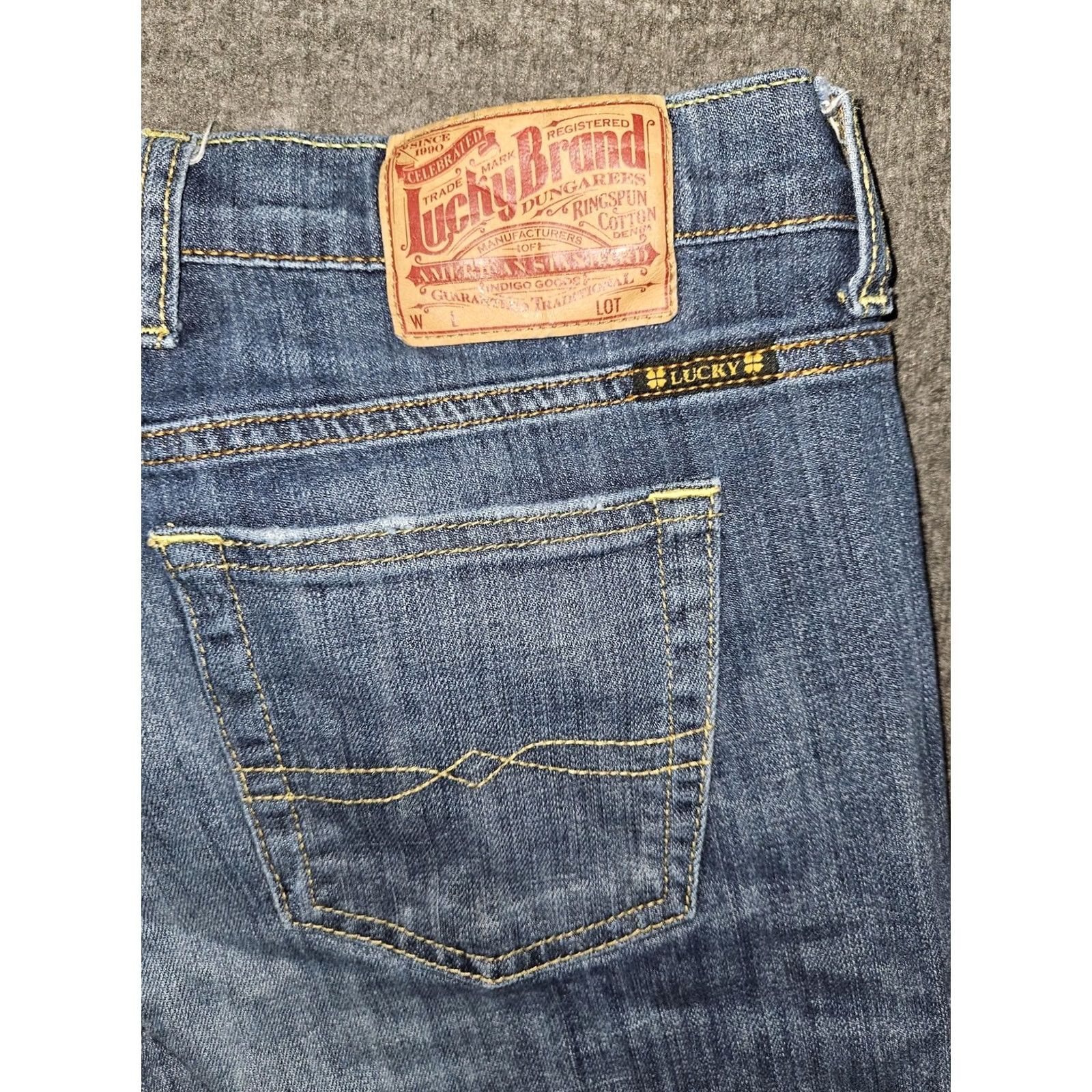 Lucky Brand Lucky Brand Jeans Womens 10 Blue Easy Rider Bootcut Stretch Denim 30 Inseam Size 32" / US 10 / IT 46 - 7 Thumbnail