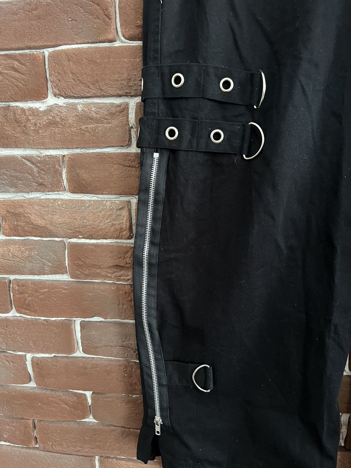 Japanese Brand RARE Mercy Y2K Parachute Bondage Pants Cyber Punk Rave Techn Size US 34 / EU 50 - 11 Thumbnail