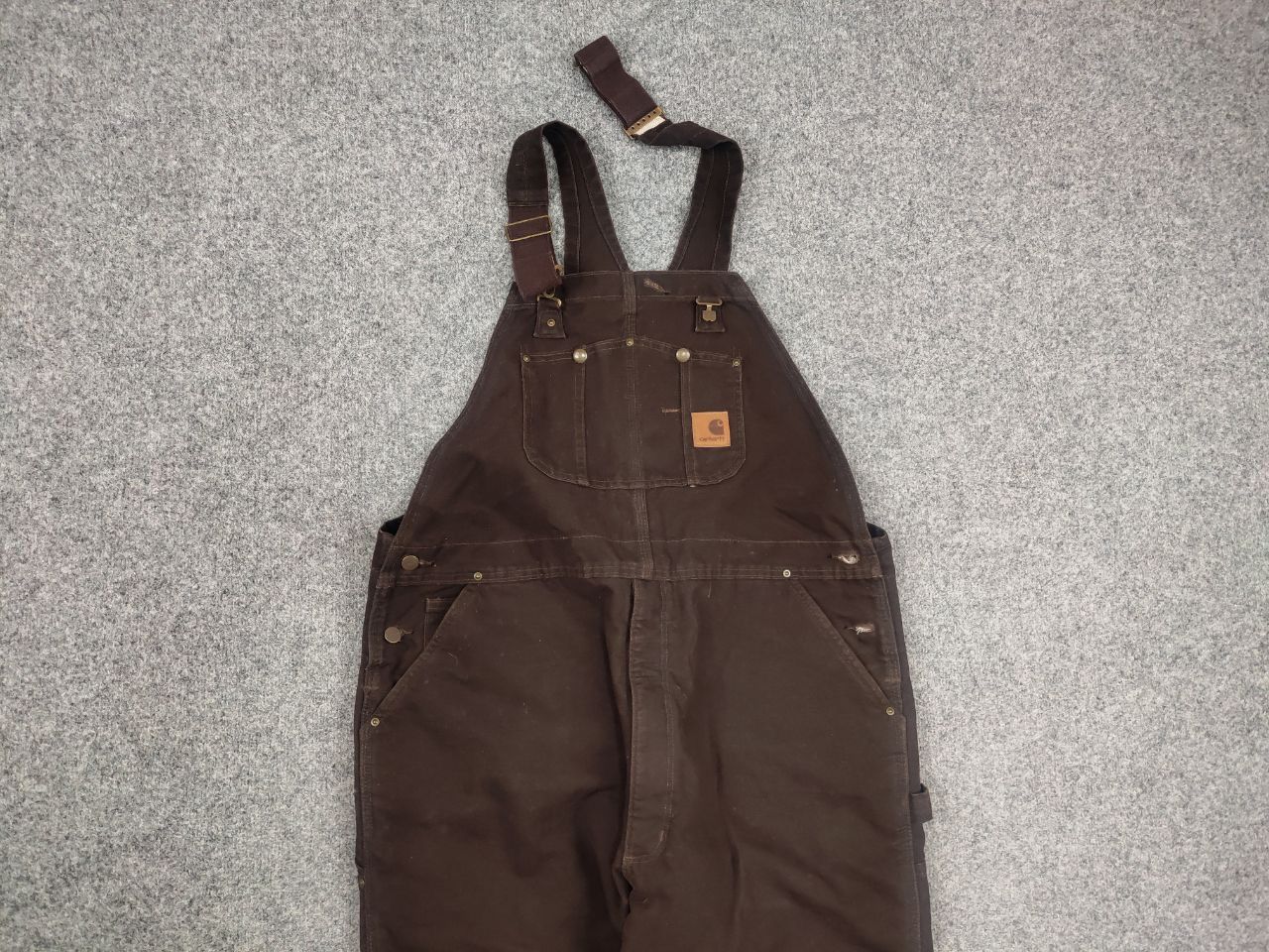 Carhartt Vintage Carhartt Baggy double knee Work canvas overalls USA Size US 36 / EU 52 - 5 Thumbnail