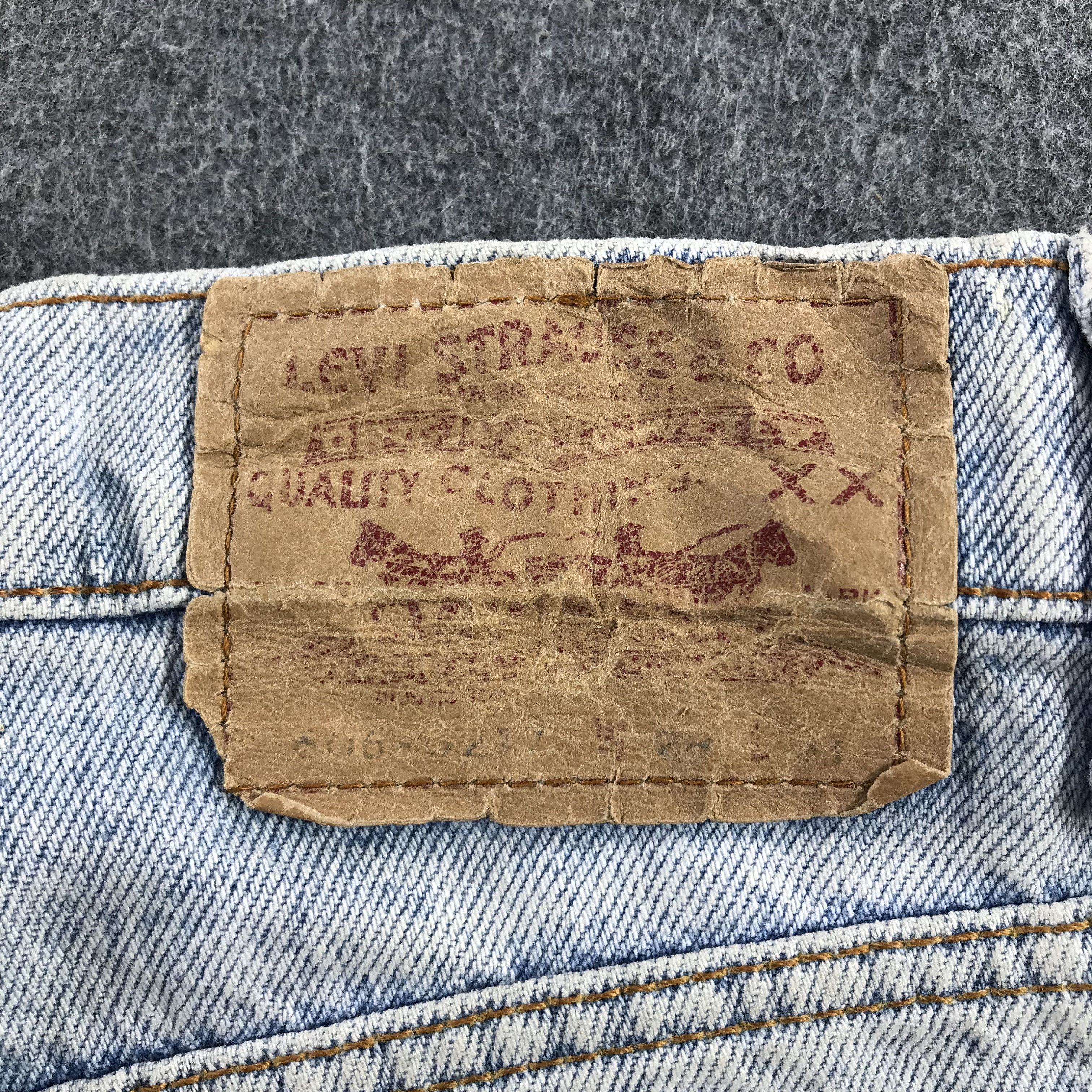 Levi's Vintage Levis Jeans Faded Blue Short Pants KJ3450 Size US 28 / EU 44 - 4 Thumbnail
