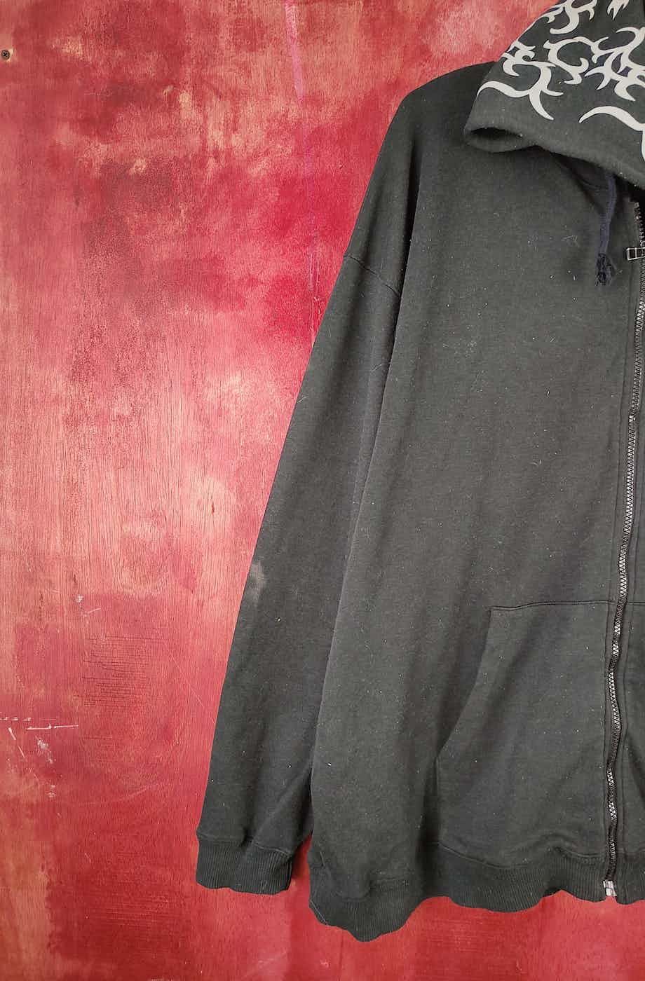Japanese Brand Tesoro Mio Black Hoodie Sweatshirts #S2133 Size US XXL / EU 58 / 5 - 9 Thumbnail