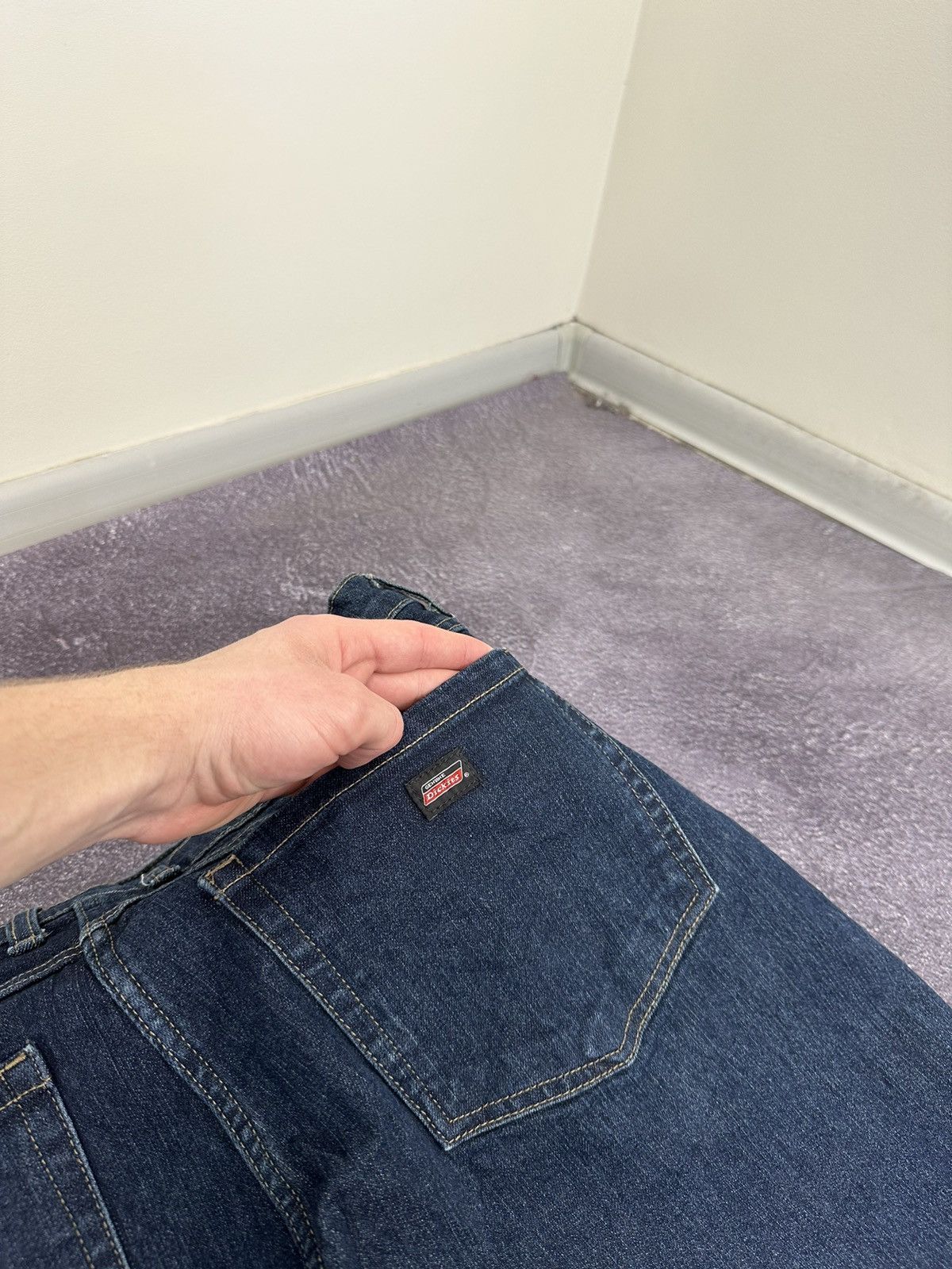 Dickies Vintage Dickies Distressed Denim Hype Baggy USA Work Jeans Size US 38 / EU 54 - 9 Thumbnail