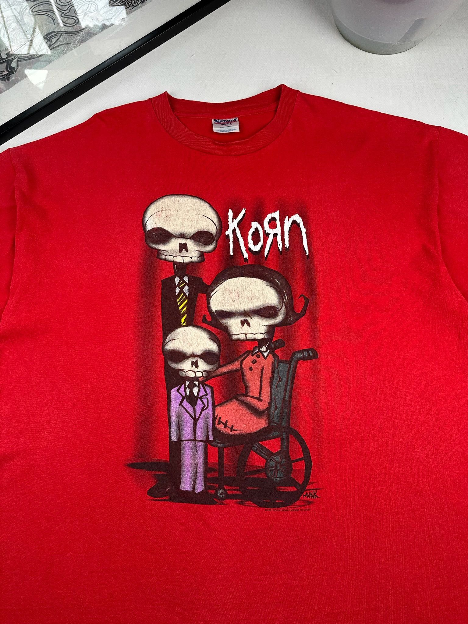 Band Tees Vintage Korn Tshirt Size US XXL / EU 58 / 5 - 2 Thumbnail