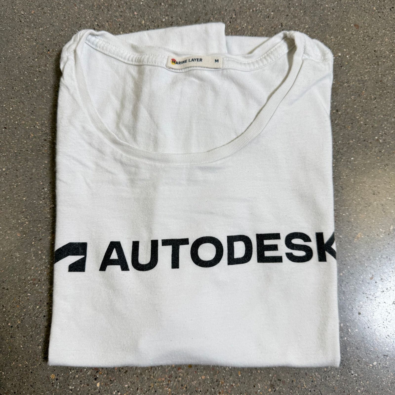 Marine Layer Marine Layer x Autodesk White T-Shirt Sz M Supima Modal USA Size US M / EU 48-50 / 2 - 7 Thumbnail