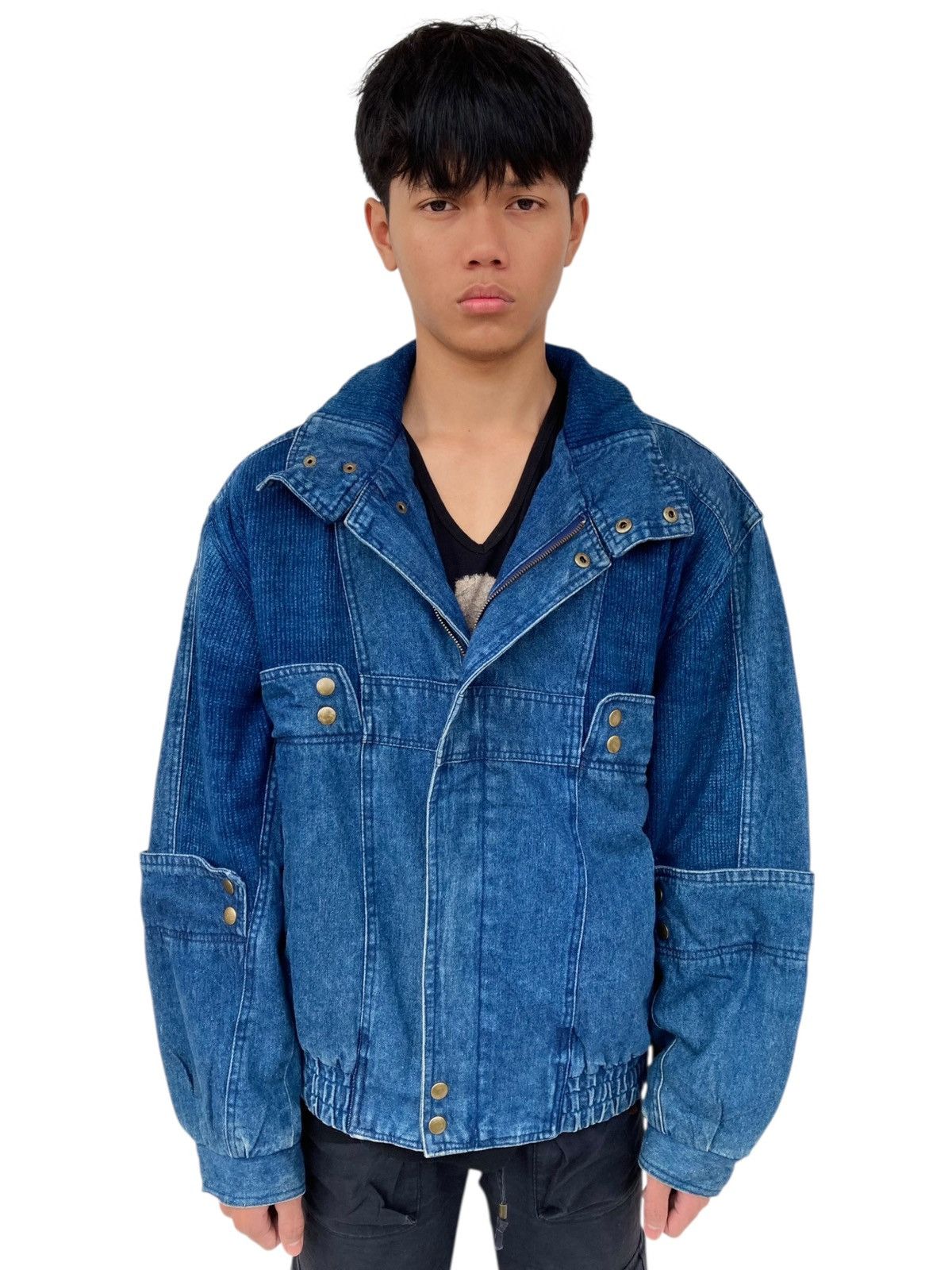 If Six Was Nine 1980s Flight Jacket - Japanese Brand Size US L / EU 52-54 / 3 - 3 Thumbnail