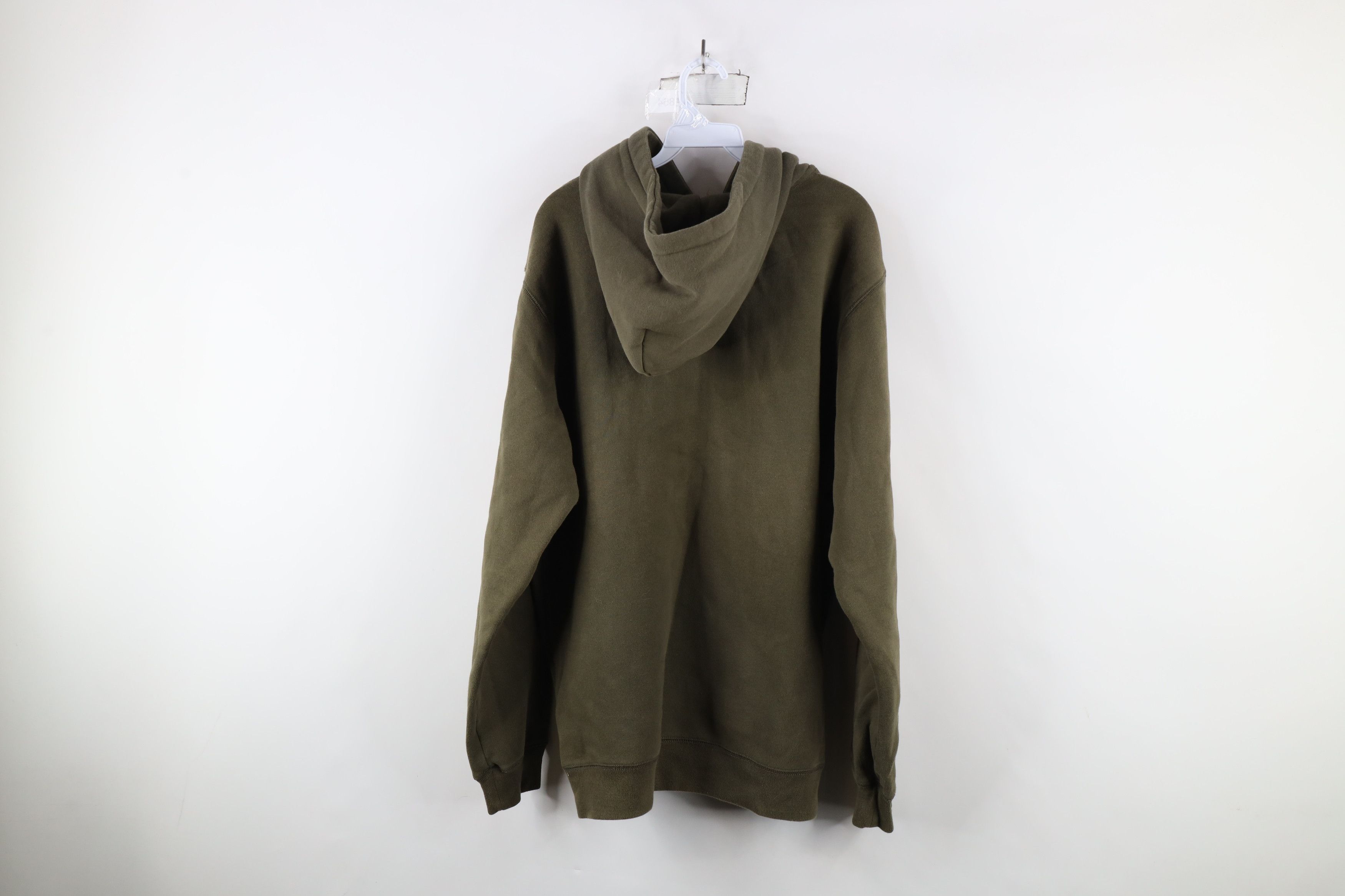 Eddie Bauer × Vintage Vintage Eddie Bauer Spell Script Heavyweight Hoodie Green Size US L / EU 52-54 / 3 - 10 Thumbnail