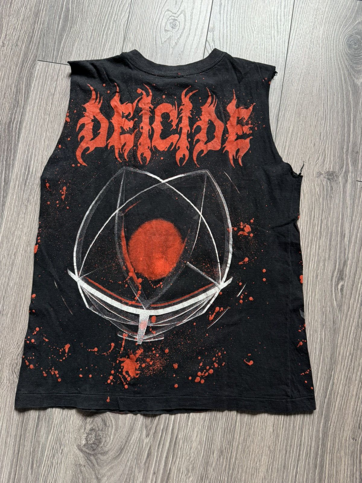 Vintage Deicide cropped t-shirt Tank top del tour Legion 1992 Size US S / EU 44-46 / 1 - 4 Thumbnail