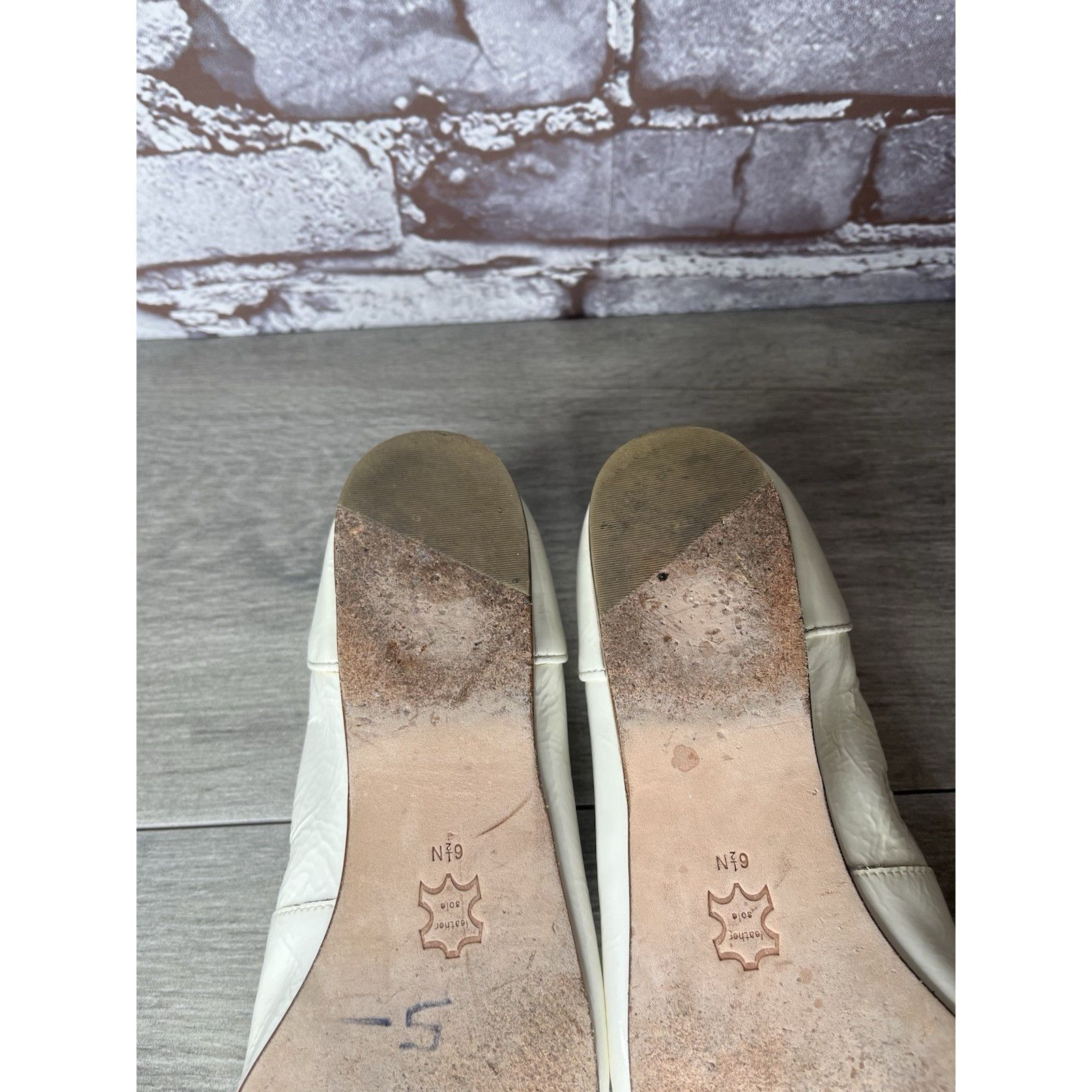 Enzo Bonafe Enzo Angiolini Ealento White Patent Leather Slip-On Loafers Size US 6.5 / IT 36.5 - 9 Thumbnail
