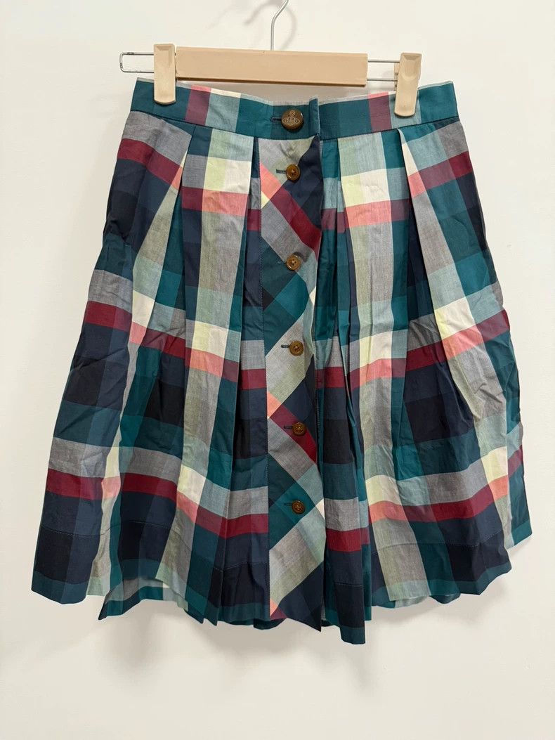Vivienne Westwood Vivienne Westwood Plaid Preppy Style Skirt - dmc Size US 26 / EU 42 - 1 Thumbnail
