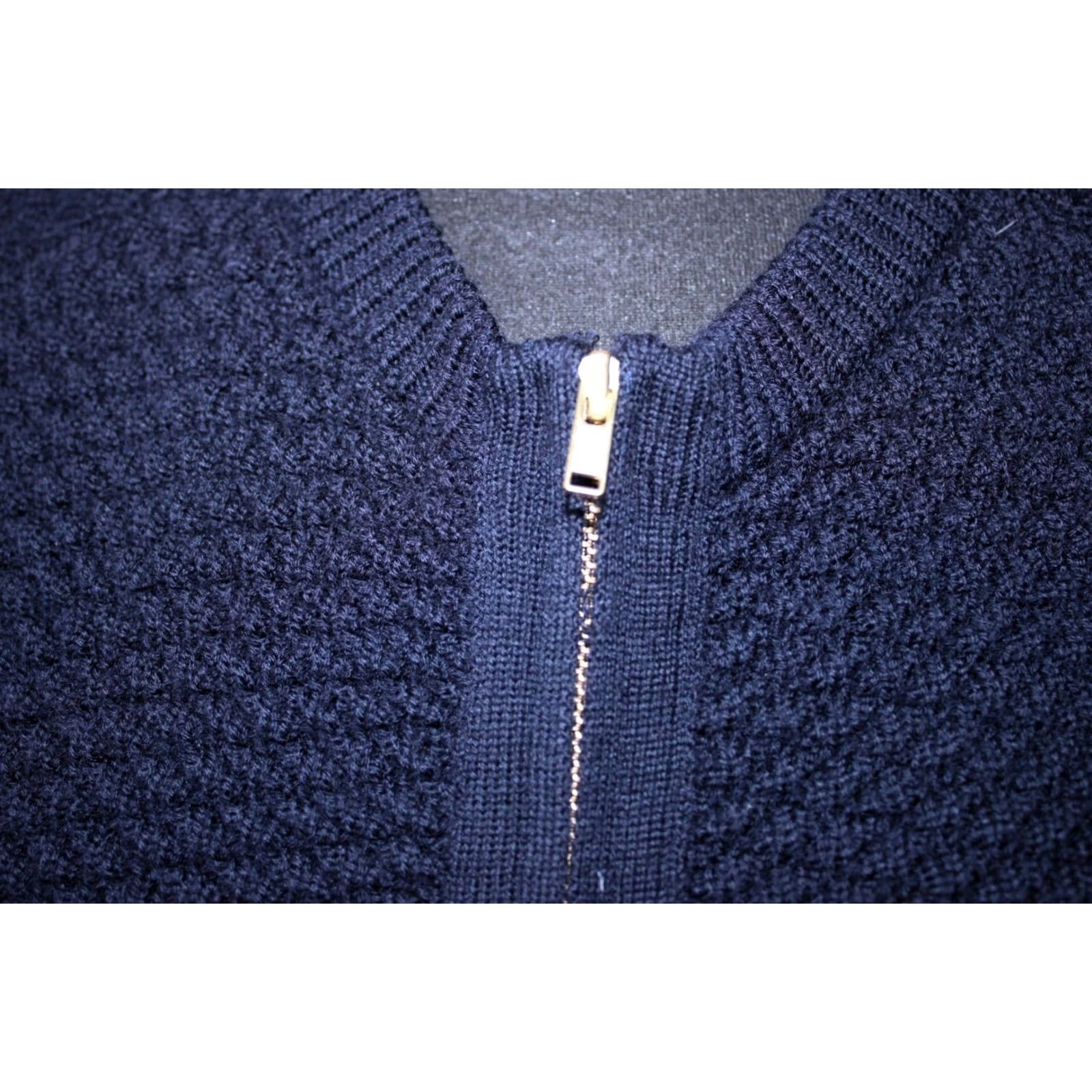 Vintage Stenstroms Cardigan Jumper Blue 100% Merino Wool M Womens Size M Jumper Cardigan Blue Stenstroms Wool 100% Merino Womens M Size M / US 6-8 / IT 42-44 - 2 Thumbnail