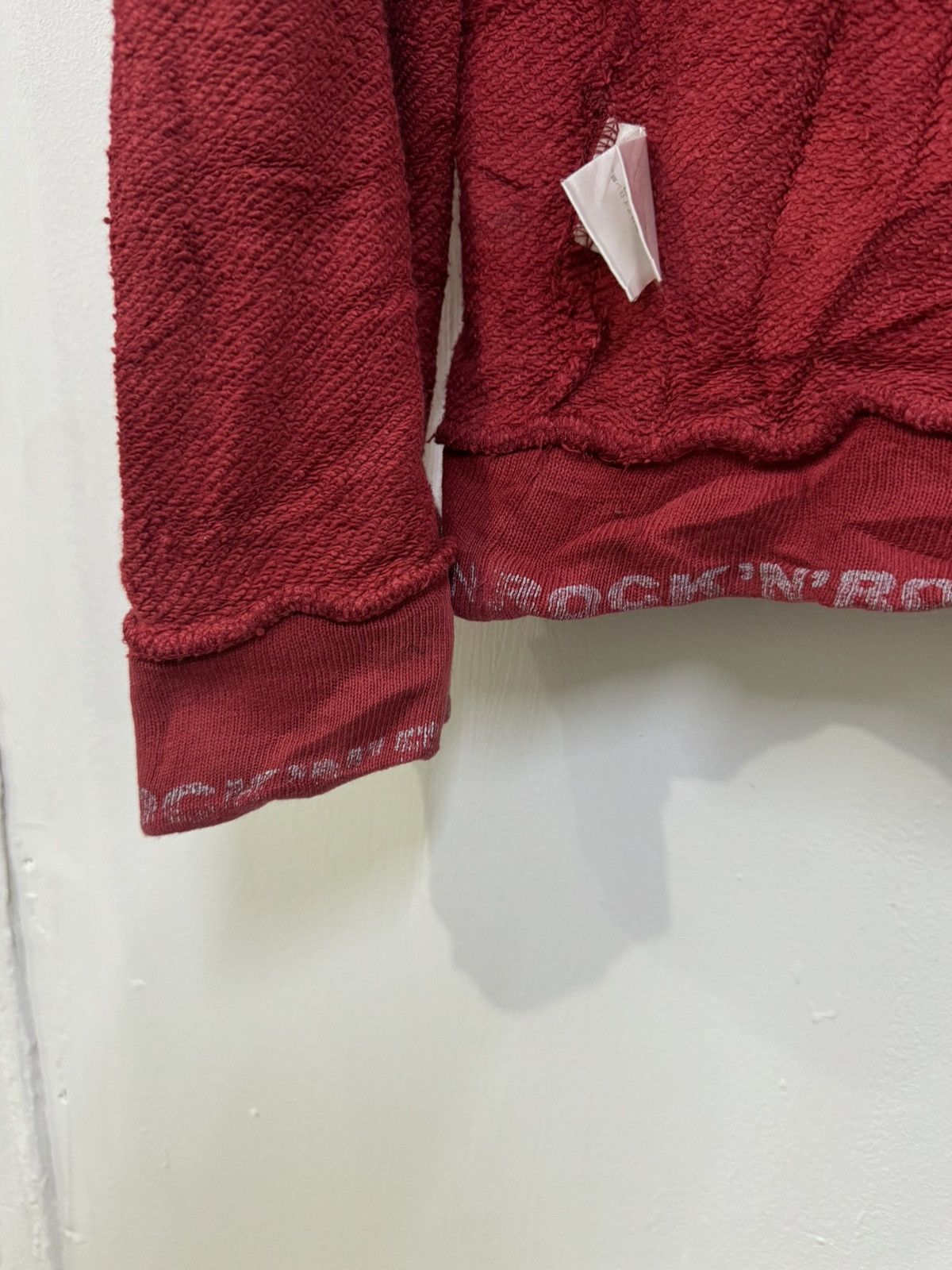 PPFM 💥 PPFM STRIPE RED BLACK GRUNGE DESTROYED DAMAGE KURT COBAIN Size US M / EU 48-50 / 2 - 14 Thumbnail