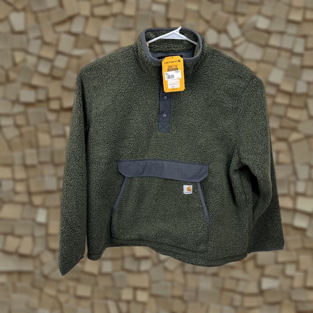 Carhartt Carhartt Sweatshirt Men 2XL Green Fleece Relaxed Pullover Sweater Model 0J4991 New Mens Size US XXL / EU 58 / 5 - 1 Thumbnail