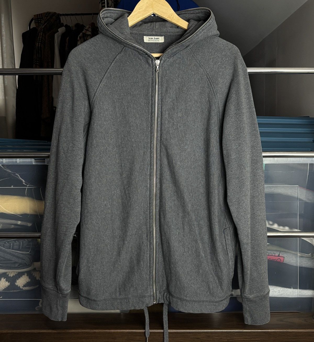 Acne Studios Acne Vintage Full Zip Sweatshirt Hoodie Studios Rare Archive Size US XL / EU 56 / 4 - 1 Thumbnail