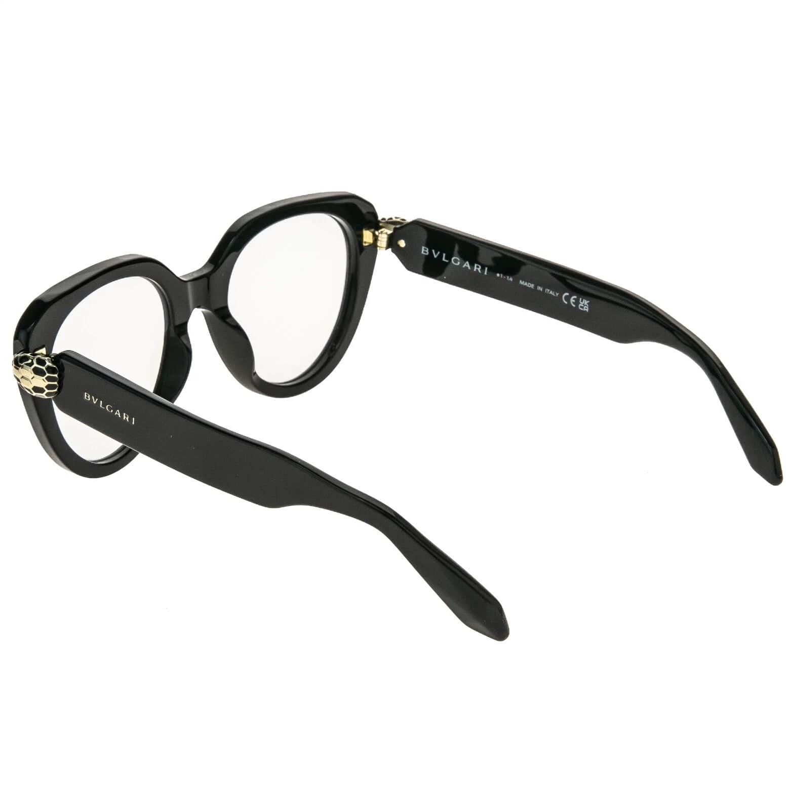 Bvlgari BVLGARI 50003 Serpenti BV50003I Black Optical Eyeglass Style Size ONE SIZE - 8 Thumbnail